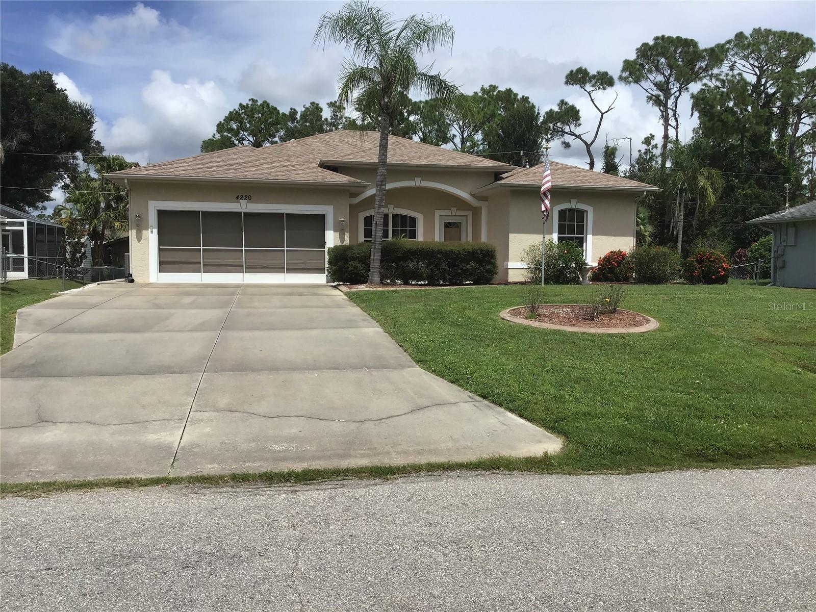 Welcome home to this beautifully maintained 3-bedroom, 2-bath property with over 1,700 sq. ft. of living space! The open layout features a breakfast bar, dinette, inside laundry and flexible office/den perfect for today's lifestyle. Relax or entertain on the extended lanai, offering plenty of room to enjoy Florida living. A shed with electric adds great storage or workshop potential. With city water, a smart design, and a 1-year home warranty included, this Windemere built home is move-in ready and waiting for you!