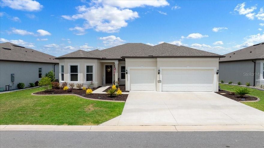 Welcome to the highly sought-after Lexington II community in Stone Creek, a premier gated 55+ community in Ocala. Ideally situated within walking distance to all amenities, this beautifully designed Stellar model offers the perfect blend of space, comfort, and convenience.

This impeccably appointed home offers 3 bedrooms, 3 bathrooms, and a versatile flex space perfect for a home office, hobby room, or guest retreat. The open-concept layout is filled with natural light, creating a warm and inviting atmosphere ideal for both everyday living and effortless entertaining. At the heart of the home, the gourmet kitchen is designed to impress, featuring an oversized island with additional cabinetry for storage and seating, sleek gray subway tile backsplash, upgraded Blanco sink, and premium KitchenAid appliances. A walk-in pantry adds both convenience and functionality, making this space as practical as it is stylish.  A spacious laundry room, complete with cabinetry and a utility sink, leads to the 3-car garage featuring durable epoxy flooring—providing plenty of space for vehicles, storage, or even a golf cart.

A standout feature is the 3-panel sliding glass door that fully pockets into the wall, creating a seamless indoor-outdoor living experience.  Outside your screened in lanai allows for sitting and enjoying your fully fenced backyard, which offers privacy and plenty of room to design your dream outdoor retreat. With enough space to build a pool, you can create the perfect setting for relaxing or entertaining under the Florida sun.

Residents of Stone Creek enjoy a vibrant, active lifestyle with access to a clubhouse, fitness center, resort-style pools, golf, pickleball, tennis, walking trails, and a full calendar of social events and activities.

Don’t miss this opportunity to own a beautiful home in one of Ocala’s most desirable 55+ communities, where lifestyle and location come together seamlessly.