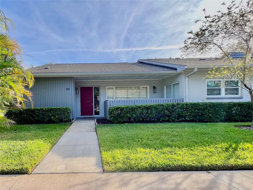 Don't miss your oppurtuntiy to enjoy this beautifully modernized 2-Bedroom, 2-Bathroom villa, located in the desirable East Lake Woodlands community. The thoughtfully designed split bedroom layout offers privacy and comfort, with each bedroom featuring its own en suite bath. Boasted with a contemporary kitchen, modern appliances, stylish cabinetry, and ample counter space. Relax or entertain on two private patios, and take advantage of the dedicated carport conveniently located just outside your door. Washer and dryer closet make it very convenient to do laundry. Enjoy the latest movie channels with Cable TV that is included as well. Nestled within a premier golf course community, residents enjoy a tranquil setting with easy access to shopping, dining, and recreation. Experience the perfect blend of style, comfort, and convenience in this sought-after location! Pets are Welcome!