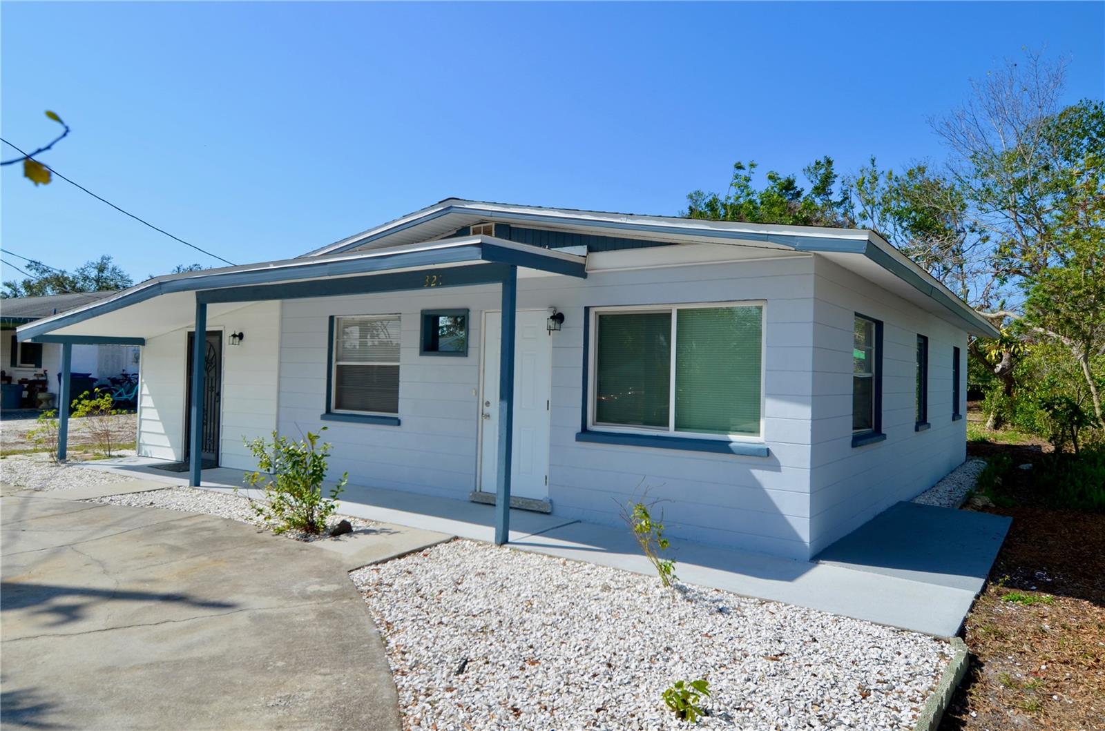 Discover this charming home in the serene Riverview neighborhood, just two blocks from the picturesque Manatee River. Situated on a generous 8,700 sq. ft. lot, this property offers endless possibilities—expand, add a pool, or create your dream outdoor retreat—all without the concern of being in a flood zone. New roof and AC installed in 2020, new lanai 2024. This 3-bedroom, 1-bathroom home is move-in ready. Located just 4 minutes from the boat ramp and close to shopping, dining, and the breathtaking beaches of Anna Maria Island. Enjoy your morning coffee in the lanai while taking in the view of the spacious backyard. Plenty of room for your boat and toys—don’t miss this opportunity!