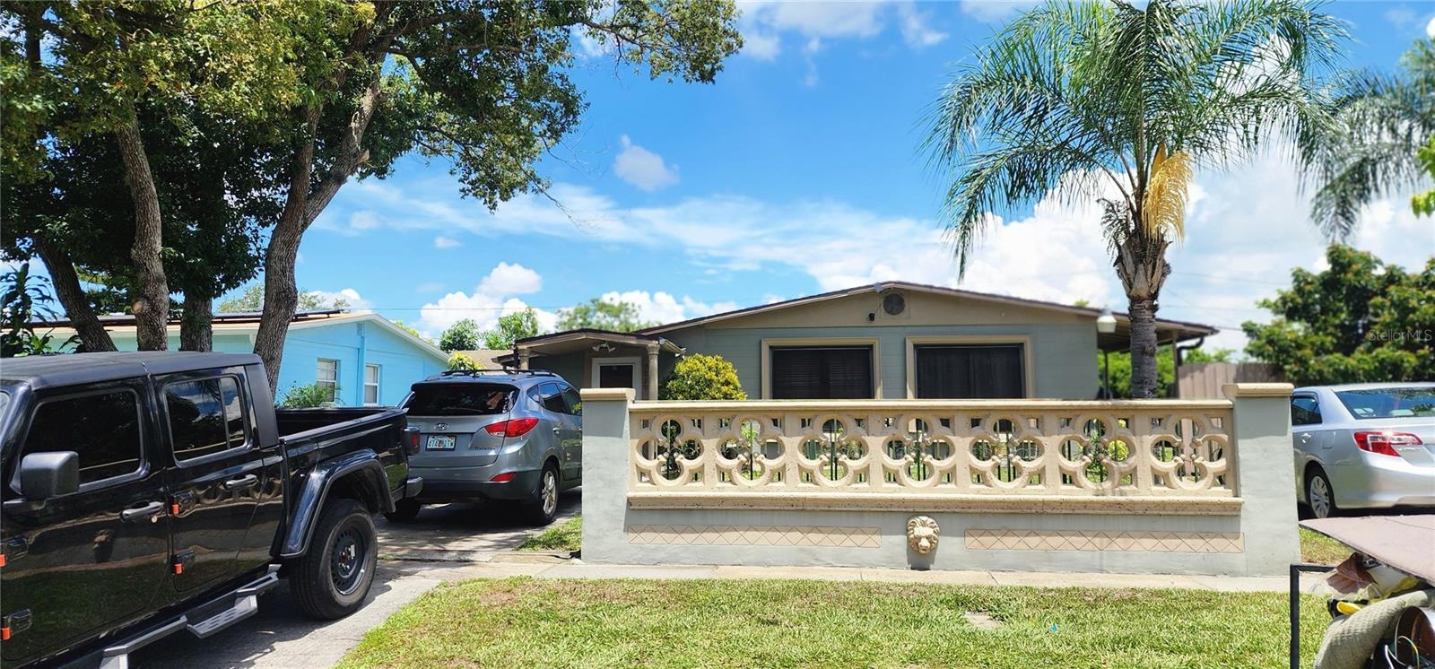 HOUSE IS LOCATED IN LESS THAN 10 MINUTES OF ORLANDO INTERNATIONAL AIRPORT, CLOSE TO SHOPPING PLACES, SCHOOLS, NARCOOSSEE AND LAKE NONA. HOUSE HAS ONE BONUS BEDROOM AND HALF BATHROOM, ALSO GARAGE WAS CONVERTED AS OFFICE. THE HOUSE HAS A LARGE PATIO AND A WELL MAINTAINED POOL, SHED, AND A TIKI OR GRILL COVERED AREA. HOUSE DOES NOT HAVE A COVERED GARAGE BUT CARS CAN BE PARKED ON BOTH SIDES OF THE FRONT AND IT HAS GATES. NEIGHBORHOOD IS QUITE AND CLEAN. ANY QUESTIONS OR DIMENTIONS I WILL TRY MY BEST TO HELP