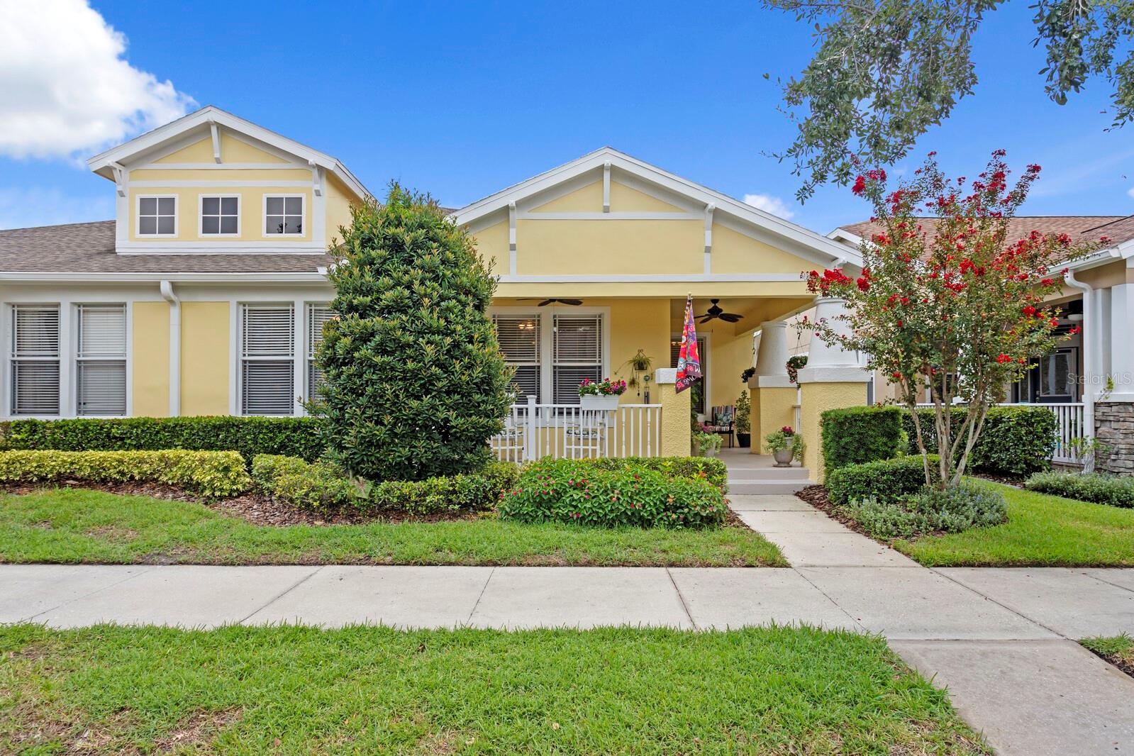 Maintenance-Free Villa in Sought-After Westchase – Landscaping, Exterior Paint & Roof Replacement Included! Welcome to this rarely available villa located in the heart of West Park Village in Westchase, one of Tampa’s most desirable communities. Just steps away from one of the community pools, tennis courts, Baybridge Park, and all the neighborhood charm Westchase is known for, this home offers the perfect blend of style, space, and low-maintenance living. Featuring 3 bedrooms, 2 full bathrooms, a spacious living and formal dining area, a screened, oversized lanai, and a 2-car garage, this beautifully maintained home is designed for comfort and convenience. Step inside from the charming covered front porch and be greeted by an abundance of natural light and an immaculate interior. The large kitchen boasts ample counter space, a walk-in pantry, and a cozy breakfast nook overlooking the porch. Upgrades include a 1-year-old natural gas range and dishwasher. The expansive primary suite features room for a sitting area or home office, with French doors leading to the lanai. The luxurious ensuite includes a soaking tub, large separate shower, dual-sink vanity, and a spacious walk-in closet. The screened lanai with brick pavers was extended during construction to create the perfect outdoor retreat. Updates: Roof (2017), A/C (2018), and exterior paint (2025), New Faucets in bathrooms. Enjoy maintenance-free living with access to Westchase’s unmatched amenities: Two community pools & toddler splash zone, 10 lighted tennis courts & basketball courts, Playgrounds, splash park, fitness stations, outdoor ping pong, nature trails, and pedestrian underpasses for safe crossings. Plus, you're just a short walk to trendy restaurants, coffee shops, and boutiques in West Park Village. Only minutes from Citrus Park Mall, Costco, International Plaza, Tampa International Airport, and Downtown Tampa. Don't miss your opportunity to live in one of Tampa’s premier communities—Welcome Home!