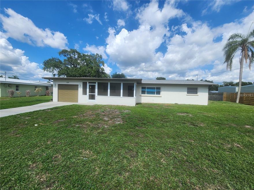 Discover your new oasis at 109 21st St NE, a beautifully updated 4-bedroom, 2-bathroom home ideally situated with direct access to the Manatee River. This inviting property features a 50-foot dock, perfect for boating enthusiasts! Key Features: Spacious Living: Enjoy an open layout that provides ample space for relaxation and entertainment. Updated Kitchen: The modern kitchen boasts stylish finishes, updated appliances, and plenty of storage, making it a delight for home cooks. Four Comfortable Bedrooms: Generously sized bedrooms provide comfort and flexibility for family, guests, or a home office. Outdoor Access: Step outside to your private dock, perfect for fishing, kayaking, or simply enjoying the serene canal views and offers direct access to the Manatee River. Convenient Amenities: Includes a 1-car garage, a dedicated laundry room, and a storage room for all your needs. Prime Location: Close to local parks, shopping, dining, and just a short drive to beautiful Gulf Coast beaches. This home is perfect for families and outdoor lovers alike. Don't miss your chance to live in this fantastic property! No HOA. Lawn service included.