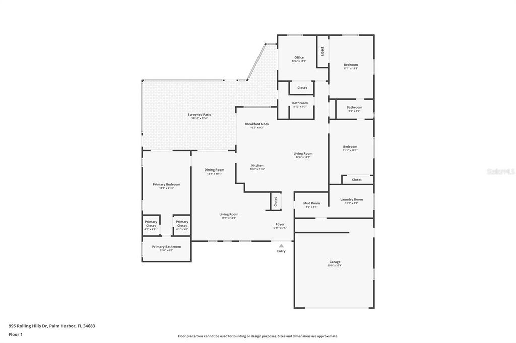 Photo of 995 Rolling Hills Drive, Palm Harbor, FL 34683 (MLS # W7879635)
