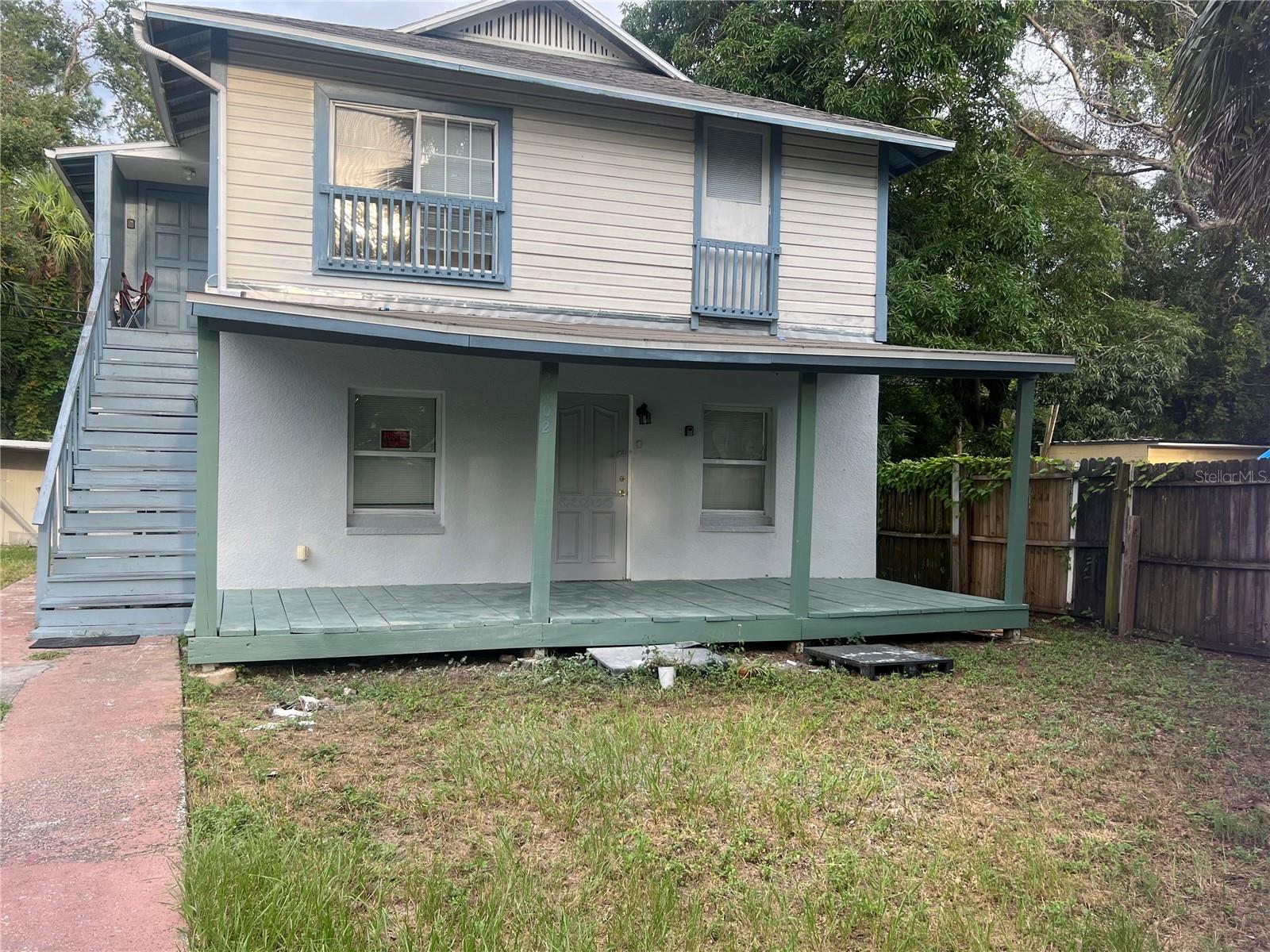 UPDATED! Spacious 2bedroom 2bathroom unit available for immediate move in. A huge fenced in front yard share with upstairs neighbor. Located close to the downtown area and surrounded by recreation centers and entertainment. Call today to schedule a viewing for this property or schedule on showing time. No pets allowed. Water, sewer, trash included in rent. Housing vouchers are welcomed!