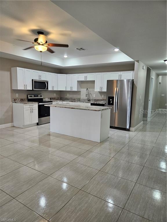 Don't miss out on this Duplex. No waiting on construction to be completed, it's ready to go! This 2023 duplex features two fully independent units, each offering a kitchen, 3 bedrooms, 2 bathrooms and 1 car garage. Nestled in the heart of Lehigh Acres, with a contemporary design, gorgeous finishes, and a spacious layout ideal for comfortable living.