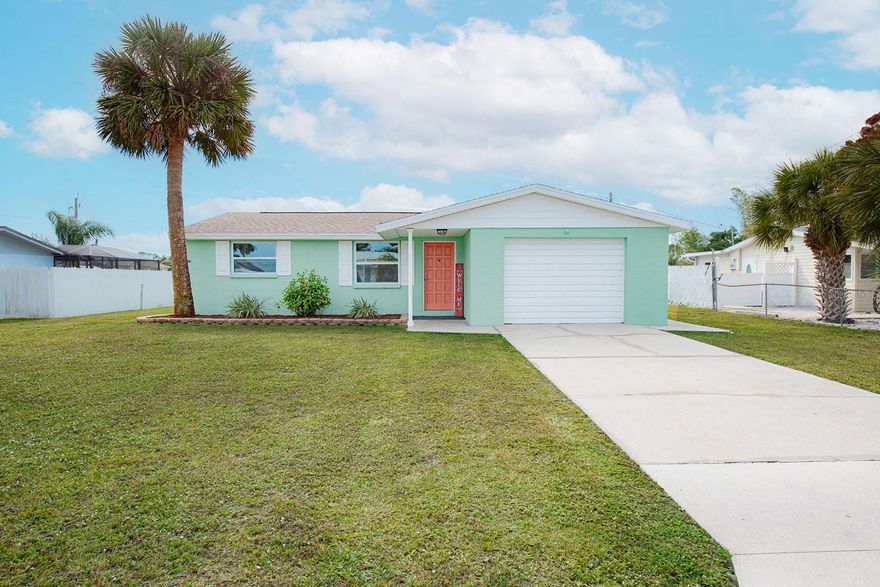 BEAUTIFULLY RENOVATED CANAL-FRONT RETREAT JUST MINUTES FROM ENGLEWOOD BEACH! Major updates for peace of mind include a 2024 ROOF, 2025 HVAC system, 2025 tankless water heater and UPGRADED HURRICANE WINDOWS. Inside, NEW PLANK TILE FLOORING flows seamlessly throughout, leading through a bright living room to a dining space, and UPDATED KITCHEN with rich wood cabinetry, MODERN GRANITE COUNTERTOPS, and STAINLESS-STEEL WHIRLPOOL APPLIANCES, including a double-door refrigerator, dishwasher, and smooth-top range. The light-filled FLORIDA ROOM offers a flexible space for additional entertaining with a gorgeous backdrop of the SCREENED LANAI AND PRIVATE POOL, creating a true indoor-outdoor feel. The bedrooms are both good sized with built-in closets, located on opposite sides of the home for privacy and next to separate updated bathrooms for additional convenience. Outside, enjoy the open pool deck for a resort style feel with a short path to your PRIVATE WOODEN DOCK. From here you have DIRECT CANAL ACCESS AND ONLY TWO BRIDGES TO THE GULF—with gorgeous mangrove creeks on the way out for wildlife sightings and other watersport adventure. Perfectly positioned less than 3 MILES FROM ENGLEWOOD BEACH, this stylish home delivers the Florida lifestyle buyers crave—close to SHOPPING, DINING, ENGLEWOOD COMMUNITY HOSPITAL, AND THE YMCA, yet tucked into a peaceful waterfront setting. Call today! Additional features include fresh paint inside and out, an outdoor shower, OVERSIZED 1 car GARAGE WITH EPOXY FLOOR, storage/workshop space, washer/dryer and utility tub.