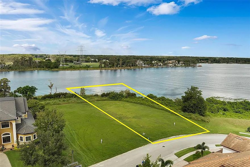 For Sale! Build your custom home at this 1.20 Acres Vacant Corner Lot with lake view located at Emerson Pointe/ Bay Hill in Dr Phillips Area. Frontage of a private enclave of Lake Tibet. Lake Tibet is the 2nd largest lake on the Butler Chain of Lakes and close to the Bay Hill Marina. Close proximity to Arnold Palmer's Bay Hill Golf Club. 24-hour guard gated community. Close to Restaurants, Shopping Centers, Universal Studios and more. Accesible to I-4 and  Florida’s Turnpike