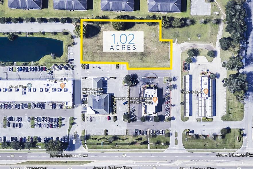 This 1.1-acre commercial parcel is ideally situated in the heart of Plant City, Florida, along the high-visibility corridor of James L. Redman Parkway. Located in a rapidly developing area, this property offers excellent opportunities for commercial development, investment, or build-to-suit projects. Zoned C-1, the lot supports a variety of neighborhood business uses, making it perfect for multiple commercial ventures that serve both local residents and high-volume traffic. A few Key Features for this property: Located in a high-growth commercial corridor; Surrounded by major national retailers and service providers; High daily traffic counts and excellent road frontage; Easy access to I-4, US-92, and other major transportation routes; Flat, usable land ready for development. Some Potential Uses are: Retail Center or Strip Mall; Medical or Dental Facility; Office Complex; Hospitality Services (e.g., Coffee Shop, Fast Casual Restaurant, Motel); Educational or Daycare Institution; Bank or Financial Services. Some of the investment highlight include Zoned C-1: flexible for a wide range of commercial uses, Located in an area with strong demographics and growing population, Adjacent to top-performing businesses including: LOWE’S,
Walmart Supercenter, Verizon Wireless, MIDFLORIDA Credit Union, And many more. This site is a prime opportunity for developers, investors, or business owners looking to establish a presence in one of Central Florida’s most active and visible commercial corridors.
