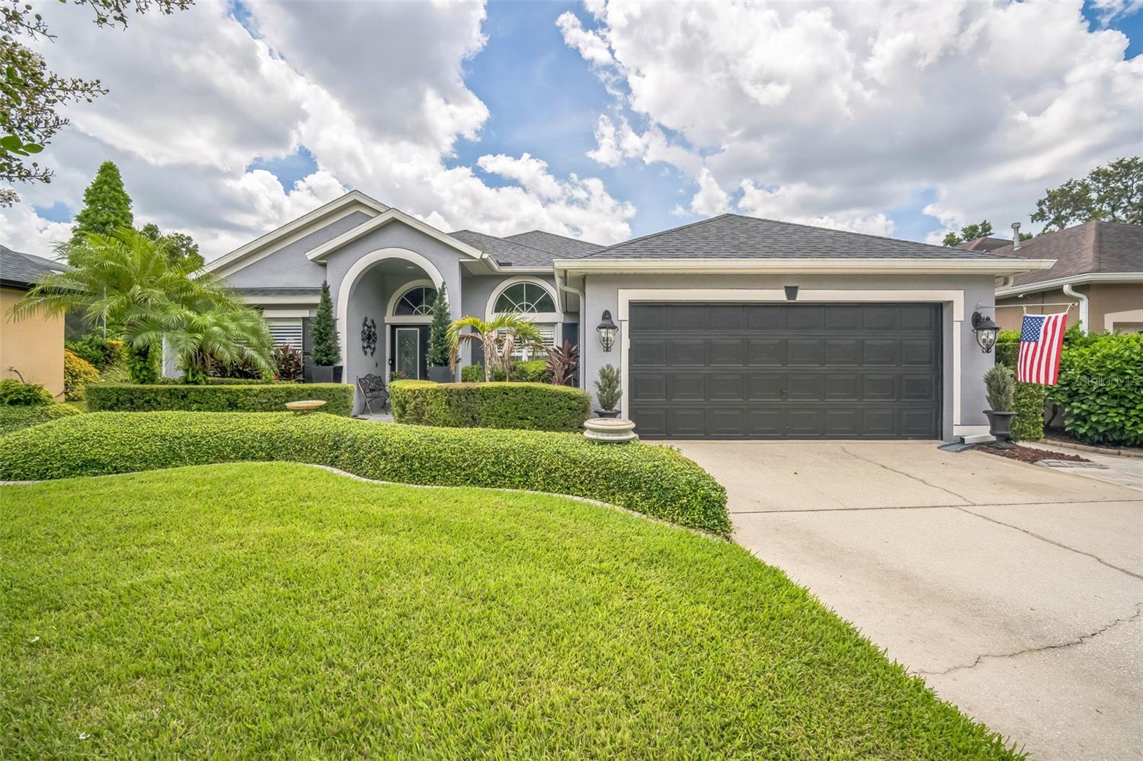 Stunning fully-furnished pool home with A+ rated schools on pond & cul-de-sac in sought-after FishHawk Ranch! This beautifully updated and fully furnished 5-bedroom, 2.5-bathroom home is the only one available in FishHawk Ranch located on both a pond and a cul-de-sac—an ideal setting for families looking for privacy, tranquility, and a vibrant community lifestyle. Enjoy A+ rated schools within biking distance, resort-style amenities including three pools, splash park, tennis courts, fitness center, playgrounds, basketball courts, miles of nature trails, and a bustling town center—all within walking distance! ?? Home Features: Etched glass double-door entry leading to an open floor plan with soaring ceilings and pool and pond views through triple sliders Recently renovated inside and out New flooring in all five bedrooms Four bedrooms and two full baths downstairs Upstairs bonus room converted into a private guest suite with half bath, mini-split AC, fridge, microwave, coffee maker, new flooring, 65” TV Game room with brand new pool table, electronic dart board, table Pac-Man, and bar-style furniture Master suite with 65” TV, mini-split AC, walk-in closet, and spa-like en suite with granite double vanity, walk-in shower, and soaking tub Expansive open-concept kitchen with: Stainless steel appliances & gas range Granite countertops & large island Crown molding, custom lighting, under-cabinet lights Breakfast bar (seats 5), walk-in pantry, kitchen nook ?? Outdoor Oasis: Approx. 1,400 sq ft of outdoor living space (800 sq ft under truss) Screened pool area with blooming living walls, mature landscaping, and privacy hedges Custom lighting throughout the yard & pool cage Paver walkway to custom fire pit, rose garden, flowering arbor, and Bleeding Heart & Jasmine wall Outdoor furnishings included: dining set, living room set, TV, grill, four zero gravity chairs, outdoor rugs, heater, umbrella, gardening bench, storage bench, pool vacuum, solar pool blanket. Recent Upgrades (2021 or newer): Porch extension including pavers, outdoor fire pit (including Solo Stove, pavers, and gutter system New AC & roof Interior and exterior paint New ceiling fans, window screens, blinds New pool pump, solar pool panels New flooring throughout bedrooms, living/dining, and stairs 6 TVs (including 75’ in family room, 65” on porch, in master and in bonus room) Updated pool enclosure screens Mini-split AC units (master & guest suite) Grout stained/sealed in main living areas Custom lighting inside and out via smart technology (including tv backlighting) This turnkey home truly has it all—from high-end furnishings and thoughtful upgrades to unmatched outdoor serenity in one of Florida’s premier communities. Prequalified buyers only.