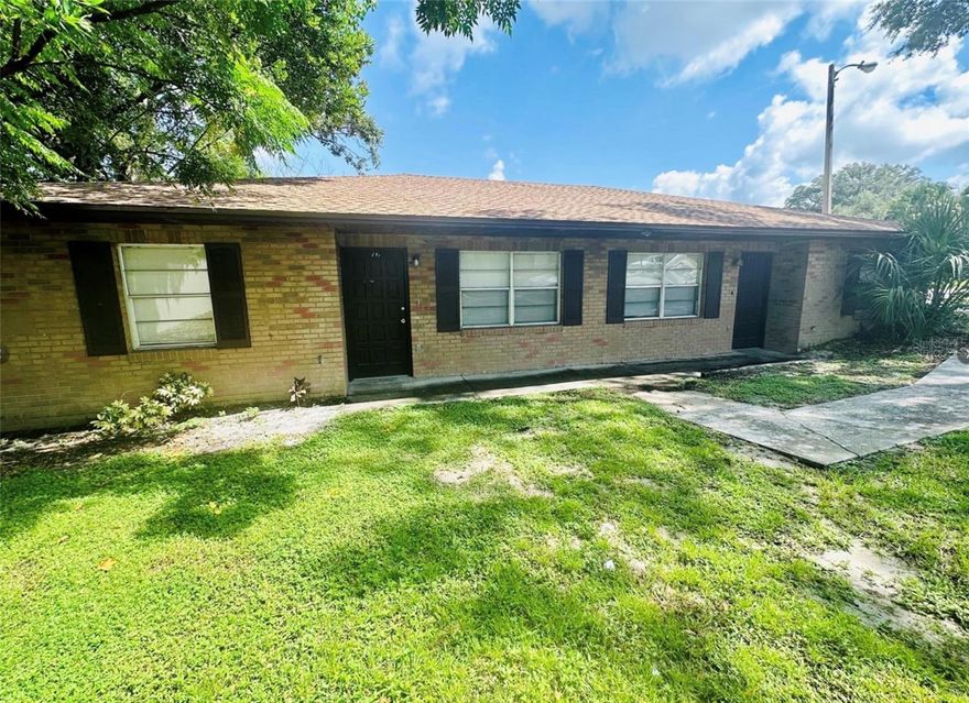 Investment Opportunity – Income-Producing Duplex in the Heart of Lakeland
This fully occupied, cash flowing duplex is the turnkey investment you've been waiting for. Located just minutes from vibrant downtown Lakeland, this well-maintained property delivers immediate rental income from day one — no vacancy headaches, no waiting period.
Each unit features 2 bedrooms and 1 bathroom, attracting quality tenants and offering strong rental demand in one of Central Florida's fastest-growing markets. Recent updates include a new roof (2022), new flooring, and fresh paint, meaning the heavy lifting is already done.
Whether you're a seasoned investor looking to strengthen your portfolio or a first time buyer ready to start building wealth through real estate, this duplex checks every box. The numbers work, the tenants are in place, and the updates are already in.
Lakeland's continued growth and proximity to major employment corridors make this a smart, long term hold and a property that will be hard to replace at this price point.
Don't let this one slip away. Schedule your showing today!
