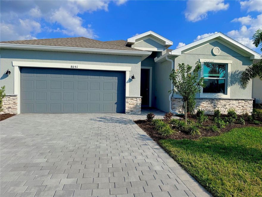 Beautiful 4BR/3BA Lakefront Home in Island Lakes at Coco Bay (Englewood), Live the Florida lifestyle in this move-in-ready, oversized corner lot, single-story home in Englewood’s premier gated coastal community. Located in an X-flood zone with impact windows, offering peace of mind and low insurance costs. Features include a bright open-concept layout, shaker cabinetry, quartz countertops, neutral tile flooring, large kitchen island, walk-in pantry, and a spacious great room opening to a screened paver lanai with tranquil lake views. The private primary suite offers a large walk-in shower and oversized closet, while Bedroom 2 includes an en-suite bath, ideal for guests. A 2-car garage and full appliance package (refrigerator, washer & dryer) make this home truly move-in ready. Enjoy resort-style amenities: community pool, clubhouse, fitness center, pickleball, playground, high-speed internet, and lawn care—all included with the HOA.  Just 6 miles to the beach, 7 miles to Boca Grande and within minutes of shopping and restaurants.