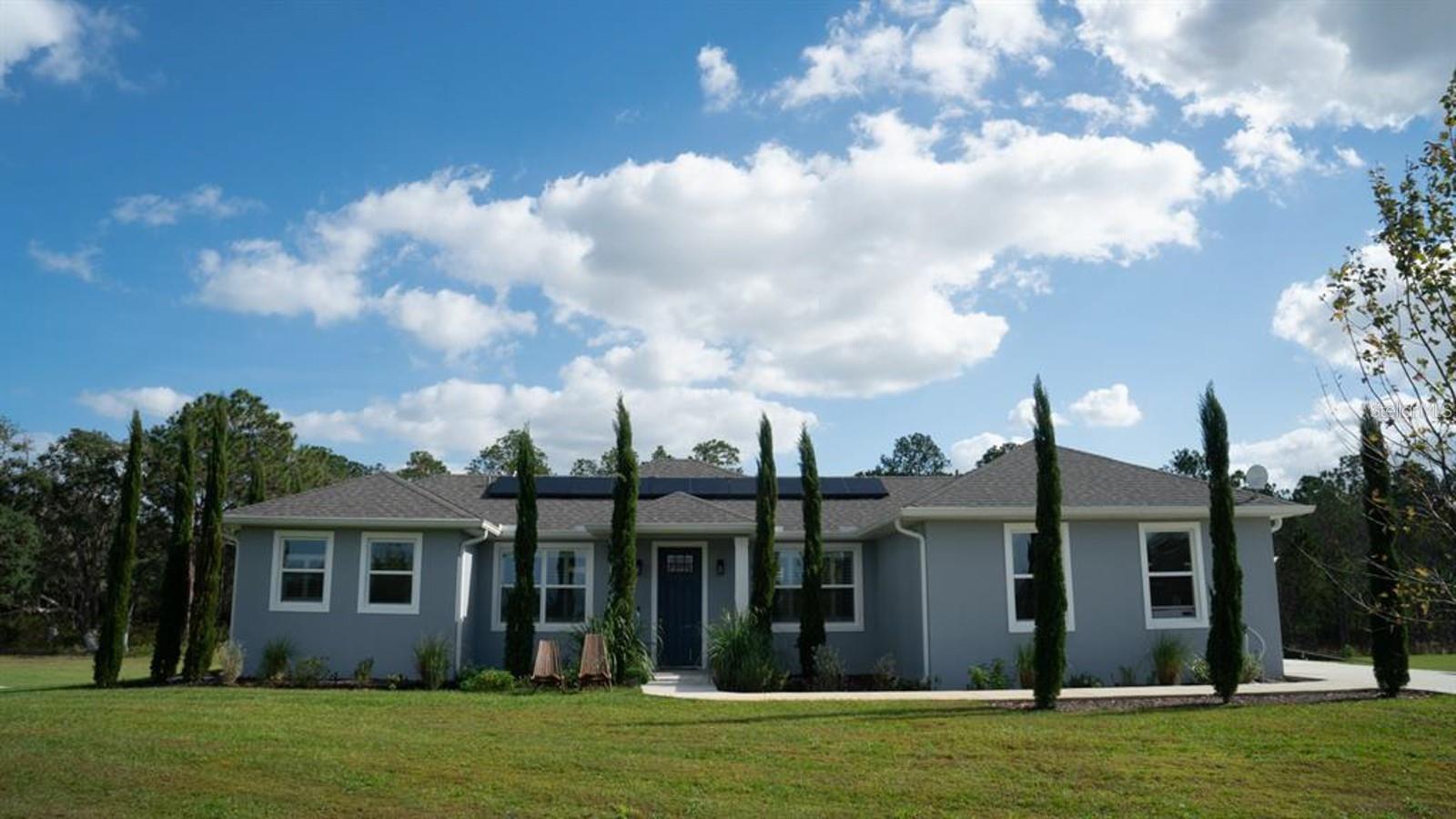 Beautifully designed and fully furnished country guest house in the heart of Groveland is everything you need to experience country living at its finest. The home sits on 30 acres of parklike grounds which offers many recreational activities for you to enjoy such as a putting green, a target range, a mushroom garden, a fruit orchard, and a common pavilion where you can enjoy an outdoor bbq or sit and watch the beautiful sunset with a refreshing drink. Relax on the outdoor lounge chairs next to the fire pit on cooler evenings and enjoy the surrounding nature as you may spot some cranes or deer walking around. Inside the home, you will find beautiful high end furnishings and four poster beds designed for ultimate comfort. This home also includes a solar powered heated lap pool which is always ready to use. You will also find furnishings on the pool lanai which includes an area for dining and lounge chairs perfect for taking in the tranquil forest stretching through the entire property. Rent includes electricity, water, lawn, and internet. Maid service every two weeks is also included with the rent. Salt treatment tanks for house water. Perfect for an adult couple or a single professional.