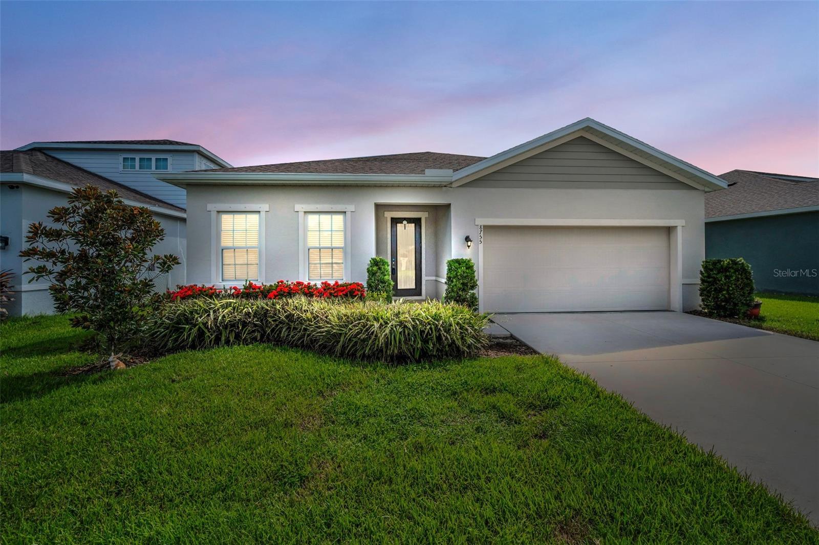 Welcome to your own slice of paradise in this newer construction home in the heart of Trinity, Florida.
Offering 3 bedrooms, 2 full bathrooms, and a 2-car garage, with 2,040 square feet of living space, this
gem is an ideal home for all! Enjoy the open floor plan which includes a spacious kitchen: including
stainless steel appliances, solid surface counter tops and wood cabinets, an oversized island and eat in
breakfast space. Additionally, the family room overlooks a serene pond, a separate dining room brings
your formal area to the home and there’s a flex space which would be great either for an office, work-
out space or game room. Tall ceilings and so much more make this house a home. The big back yard is
great for entertaining or letting Rover roam around. There is a community park right around the corner
and the local amenities include fabulous restaurants, shopping and the convenience of dr’s offices, fire
station, a brand new hospital, urgent care, vet care, big stores like Target and Homegoods plus grocery
stores within a quick 1-2 mile drive. To top it all off- “A” rated schools, No Flood Zone and non-
evacuation zone complete it all! Call today.