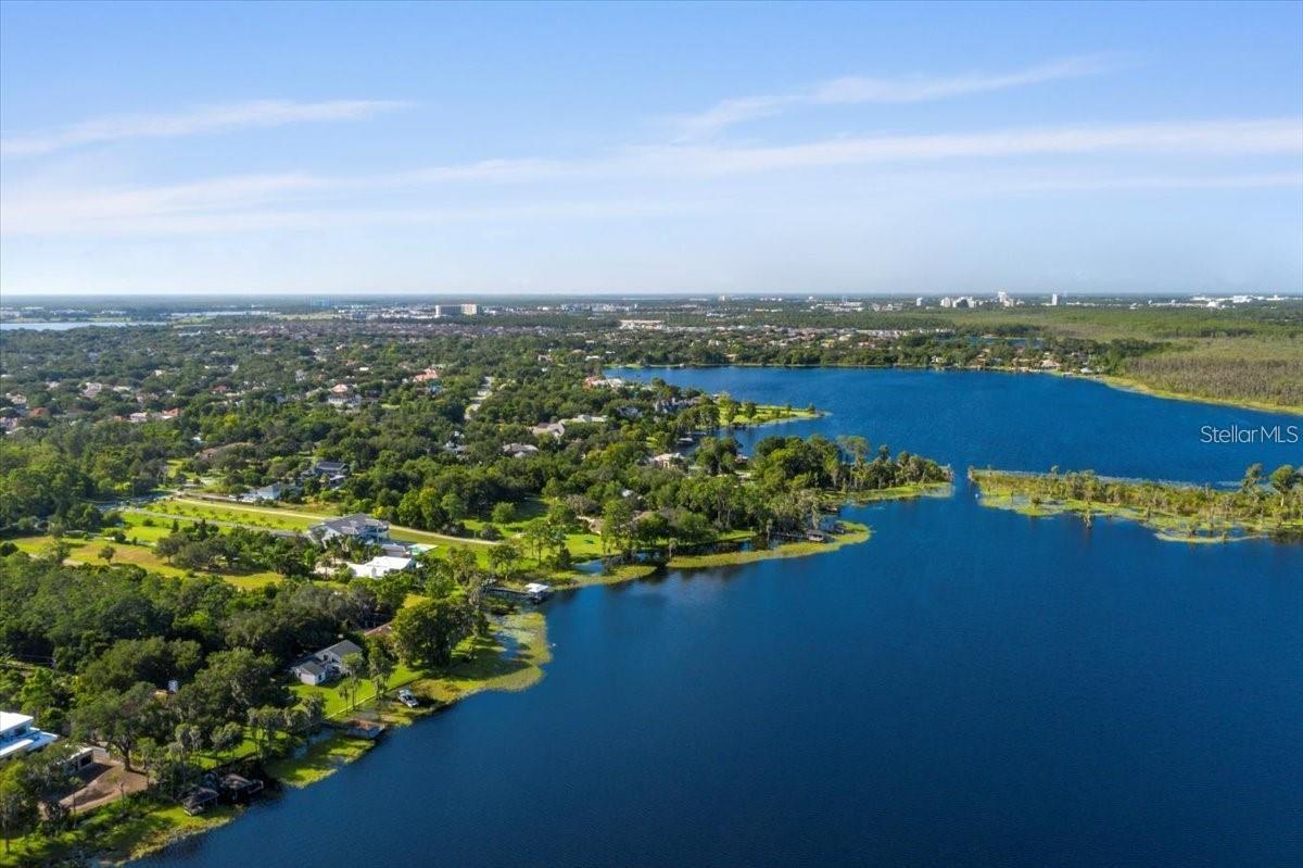 LOCATED ON LAKE SHEEN AND POCKET LAKE FRONTAGE~ 93 ACRES MOSTLY WATER 3 TO 7 ACRES POSSIBLE FOR BUILDING ONCE A ROAD IS ADDED TO CONNECT TO THE DRY PROPERTY~POTENTAL USE FOR NATURE PRESERVE~ FISH CAMP~ RESIDENTIAL HOMES ~ONCE A ROAD IS ADDED TO CONNTECT~1031 EXCHANGE POTENTIAL~AIR BOAT DOCKING STATIONS~PLANTING OF VEGITATION FOR MANATEE FOOD SOURCE~POSSIBLE MANATEE REHABILITATION LOCATION~20 MINUTES FROM I-4 AND SEAWORLD~DISNEY~UNIVERSAL~DOWNTOWN ORLANDO~ SPRING FED CHAIN OF LAKES~SKIING ALLOWED~CLOSE TO SCHOOLS~ POPULAR DINING~INTERNATIONAL DRIVE~AND MUCH MORE....
