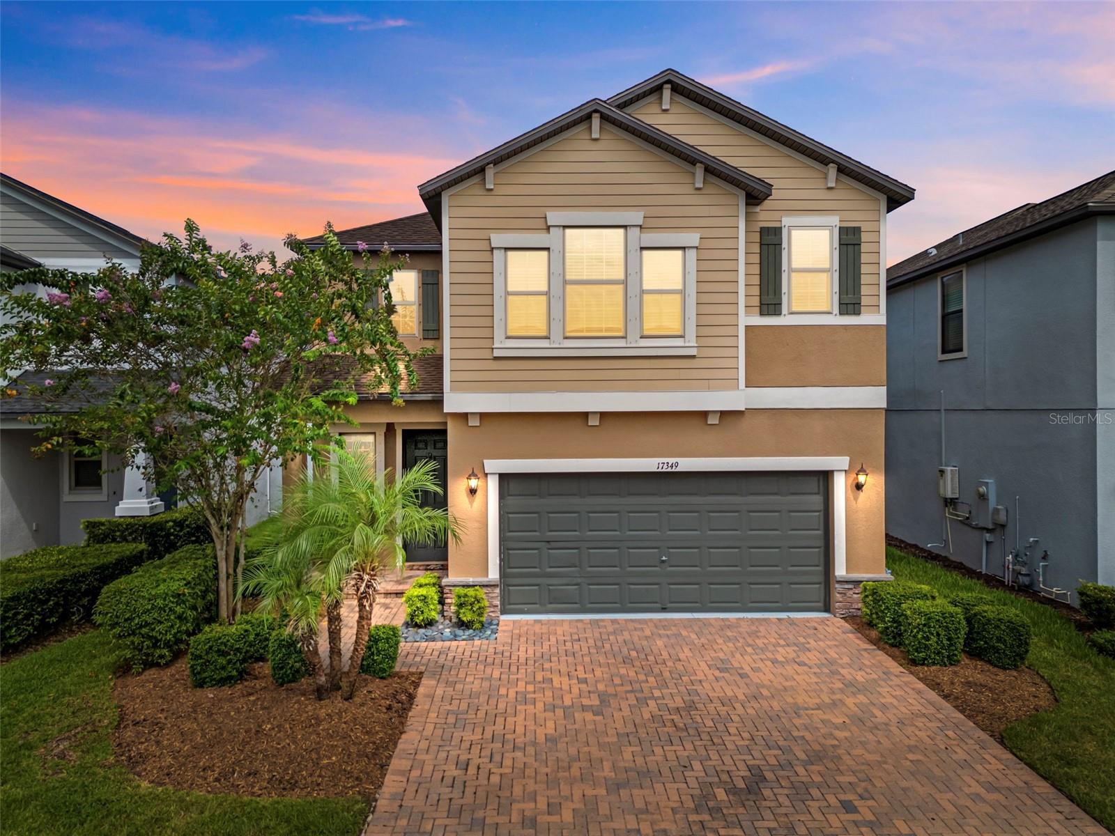 Opportunities like this don’t come along often—this home sits on a true premium pond lot on one of the quietest streets in all of Bexley, offering serene water views and an incredible sense of privacy. With its thoughtful layout, tasteful upgrades, and a backyard view that sets it apart from the rest, this 4-bedroom, 2.5-bathroom home with a loft and 2-car garage shows just as beautifully as its setting.
Step inside to soaring ceilings, a grand foyer, and upgraded laminate flooring throughout the main level. The open-concept design brings together the living, dining, and kitchen areas into one spacious layout with crown molding and pond views from nearly every angle.
The kitchen features white cabinetry, granite counters, stainless steel appliances, and a natural gas range—perfect for anyone who loves to cook or entertain. Just off the dining area, a screened-in covered lanai extends your living space outdoors, creating a comfortable spot to enjoy the fully fenced backyard and serene water view.
Upstairs, you’ll find a large loft that splits the bedrooms into two wings for added privacy. On one side, three secondary bedrooms share a full bath. On the other, the spacious primary suite offers crown molding, an en suite bath with double sinks, granite countertops, a garden tub, a walk-in shower, and a massive walk-in closet. The laundry room is also located upstairs and includes built-in cabinetry for extra convenience.
Living in Bexley means more than just owning a beautiful home—you get access to an incredible lifestyle. Residents enjoy resort-style pools, a fitness center, clubhouse, on-site café, multiple playgrounds, dog parks, and miles of scenic trails. Located in Land O’ Lakes with easy access to top schools, shops, restaurants, and the Suncoast Parkway for a quick Tampa commute, this home delivers the best of Florida living.