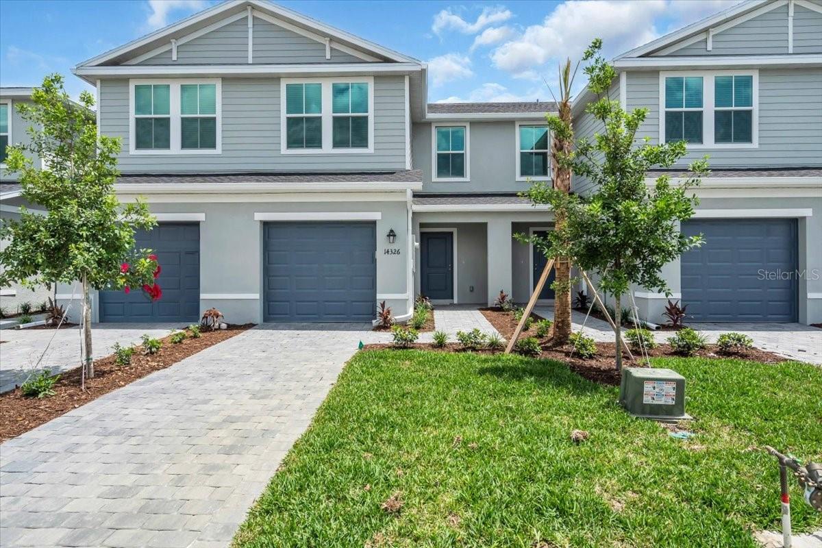Located in Lakewood Ranch's Aurora neighborhood, you can move right in this BRAND NEW never lived in townhome with attached 1 car garage. Internet and lawn maintenance included with rent. This POND VIEW Bennett model features 1347 sq ft of living space, an attached one car garage, main level washer and dryer and a nice size paver patio. Don't delay, this brand new rental townhome is ready for you to call it home today!