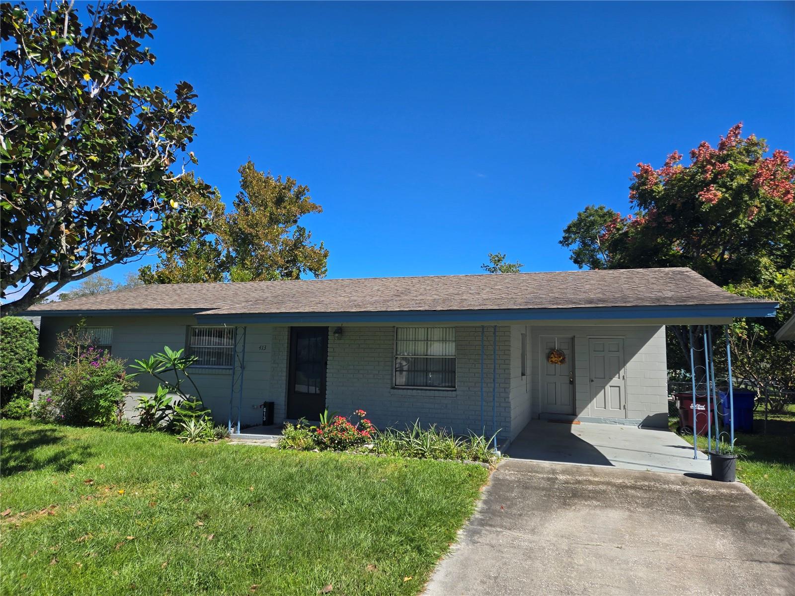 Check out this clean three bedroom, two bathrooms, concrete block home located in St. Cloud. This home features wood laminate flooring and fresh paint throughout. There is a utility room under the carport with washer and dryer hook-ups. The backyard is fenced and has rear access through the alley way. This property will allow up to 2 small pets weighing less than 25 pounds each, subject to pet screening and owner approval. If pet is approved, there will be a $300 non-refundable pet fee plus an additional $30 monthly fee each pet. Lawn care is included in the rent!