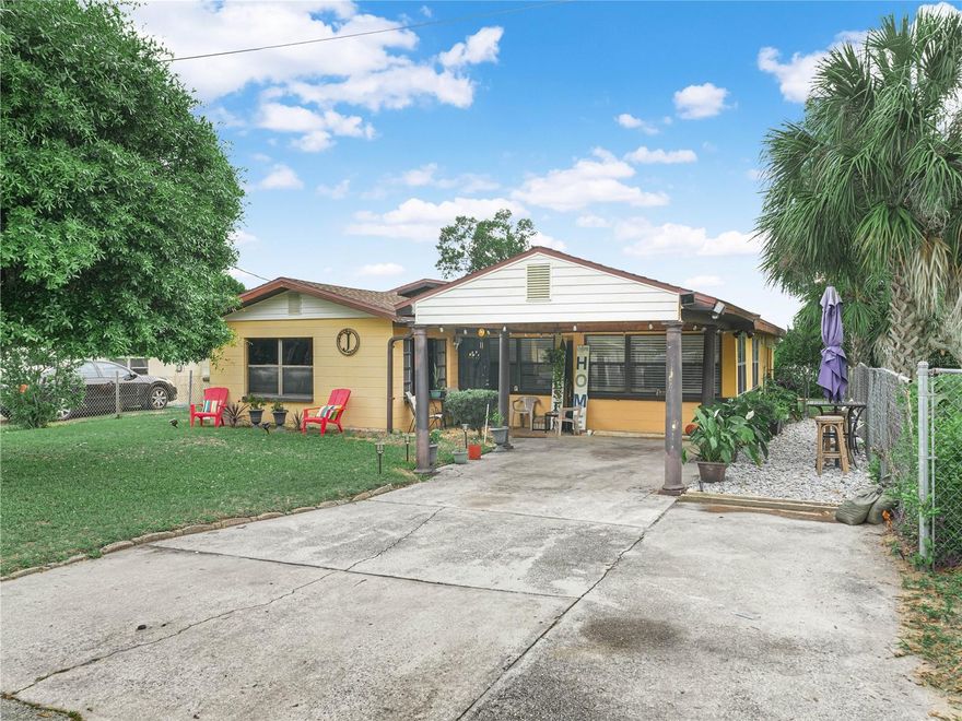 Waterfront 3/2 single family FOR SALE in Lake Wales FL! Discover the perfect blend of relaxation and convenience in this 3-bedroom, 2-bathroom block home. Nestled in an established Lake Wales neighborhood, parcel backs up to a pond. Watch wildlife and enjoy Florida sunsets from your own backyard! Step inside to a spacious, light-filled layout featuring both a large living room and a dedicated family room, perfect for entertaining. The heart of the home is the U-shaped kitchen, which comes fully equipped with a refrigerator, range, microwave, and dishwasher, all situated directly across from the dining room for seamless hosting. The primary suite is a true "spa dream" retreat, boasting extra-large dimensions, dual ceiling fans, and a recently renovated bathroom featuring modern tile, a pedestal sink, and a soaking tub. The guest wing includes two comfortable bedrooms and ceramic titled bathroom with a sleek walk-in shower. Major upgrades provide total peace of mind: ROOF (2022), A/C SYSTEM (2022) & WATER HEATER (2023). Additional highlights include a massive laundry room that doubles as a sunroom (washer/dryer included!), a roomy backyard with a block storage shed, and city water. Home is two septic systems for maximum efficiency. Located just minutes from local shopping and medical facilities and you are also perfectly positioned for adventure: 45 minutes to Disney/Orlando, 30 minutes to Legoland, and 90 minutes to Florida’s famous beaches. Schedule your showing today!