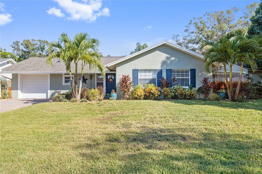 Stunning Seminole Home with New Pool, Roof, and LVP Flooring. This beautifully renovated home, located in the quiet Seminole neighborhood
of Bent Tree Estates, is less than 10 miles to the beautiful Indian shores beach. With its stunning pool (2019), new roof (2022), new LVP flooring throughout, and new paint inside and out, this home is truly move-in ready. The home features a spacious floor plan with 3 bedrooms, 2 bathrooms, and a multi-purpose room. The multi-purpose room can be used as a playroom, home gym, craft room, pet room, laundry area, or whatever you need it to be. The custom designed wine and coffee bar with beverage fridge in the dining room makes this home a great place to host dinner parties and will convey with an acceptable offer. The recently remodeled primary bedroom features a sitting area with a custom feature wall. The living room also showcases a beautiful custom feature wall. The refinished fireplace accents the cozy family room. The fenced backyard is an entertainer's dream with its new pool, extended paver patio with bluetooth speakers, and fresh sod. There is also a dog run with separate access. Other features of the home include: Water softener, New custom French doors to pool area, Fireplace recently remodeled with stacked stone and granite hearth in 2020, All new 4" baseboards, Custom-built master closet with Closetmaid shelving system, Inset, lighted jewelry cabinet in closet, New door hardware and hinges on all interior doors ,House is wired for generator (powers kitchen and bedrooms), New water heater (2022), Garden Shed. This home is perfect for families or anyone looking for a move-in ready home with all the bells and whistles. Schedule your showing today!