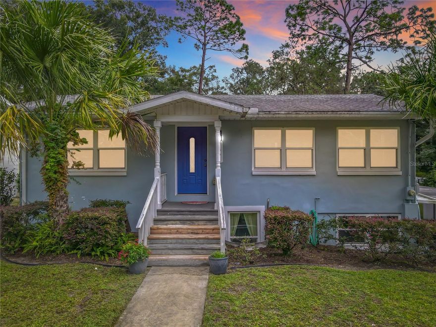 Looking for your next investment opportunity or a property you can make your own? This Deland gem offers plenty of potential and possibilities! Situated on a spacious lot with no HOA, this home provides ample parking space for multiple vehicles, boats, or work trailers — perfect for those who need extra room or plan to rent it out. With some cosmetic updates and a little TLC, this property could easily become a great income-producing rental or a cozy primary residence. The downstairs features 2 bedrooms, 2 bathrooms, a wet bar, family room and the laundry area. Upstairs you will find 2 additional bedrooms, one bathroom, an open-concept living area that includes the kitchen, dining space and living room. Each floor has its own private entrance, making this home ideal for multi-generational living or live on one level and rent out the other. The property also includes a large storage building that can be transformed into an office space, gym or workshop. Enjoy the fenced yard and spacious covered patio, perfect for relaxing or entertaining. Major updates include rewiring and replumbing (2016) PGT windows, granite counter tops, stainless steel appliances, downstairs AC 2023 among other upgrades. The quiet location offers a blend of privacy and convenience, just minutes from downtown Deland, shopping, restaurants, and major roadways. Schedule your showing to see this unique property.