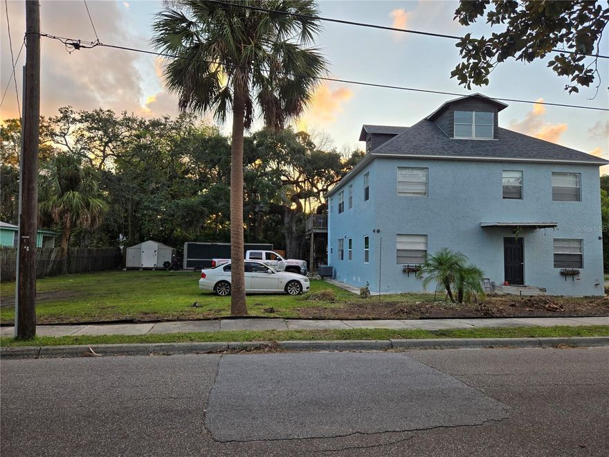 This second floor renovated apartment with a deck is the perfect place to enjoy coffee or a cocktail under the large oak tree. It's located only a block from the bayou and within walking distance to Tarpon Ave which features dozens of restaurants, bars, shops and more. This spacious one bedroom one bathroom apartment has LV flooring, newer appliances and is freshly painted. It also includes a storage shed on the ground floor. There is a large adjacent lot for off street parking. Enjoy the outdoor patio which includes a firepit and adirondack charis. There is a shared laundry room. Wonderfully landscaped. Enjoy Tarpon Springs Florida living in this cozy apartment.