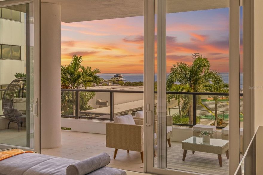 Welcome to Saltaire in downtown St. Petersburg. This 8th-floor residence offers over 2,712 square feet with 3 bedrooms, 4 bathrooms, and a den, providing both comfort and flexibility.  One of the highlights is the expansive private terrace—among the largest in the building—where you can enjoy views of the waterfront, marina, pool, and city skyline. Designed with indoor-outdoor living in mind, it’s a space well-suited for relaxing or entertaining. Inside, the open floor plan features floor-to-ceiling windows with motorized shades and a well-appointed kitchen with JennAir appliances, including a paneled refrigerator and dishwasher. Each bedroom has its own en-suite bath, and the den offers options for an office, media room, or workout space. Conveniently located just above the amenities level, the home provides easy access to Saltaire’s pool, fitness center, lounges, dog park, and more. The building also includes a welcoming lobby, conference room, concierge services, two assigned parking spaces, and additional storage. Living at Saltaire means being steps from downtown’s best—restaurants, shops, the Saturday Morning Market, and cultural landmarks like the Dali Museum and Mahaffey Theater. Travel is also simple, with quick connections to both Tampa International and St. Pete-Clearwater airports. This residence offers a balance of space, comfort, and city convenience in one of downtown’s premier buildings.  Schedule your preview today!  Live in Saltaire tomorrow!
