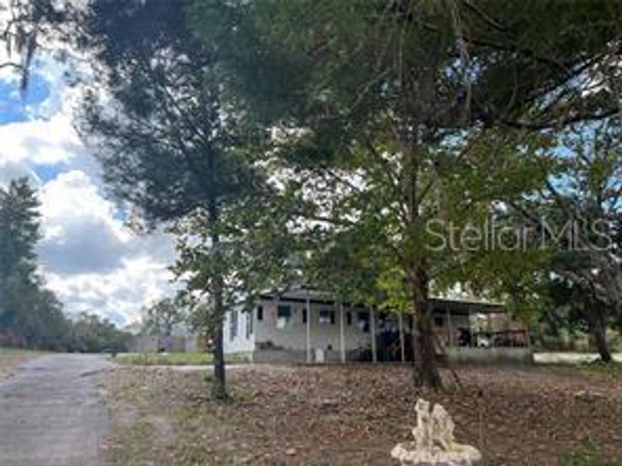 Investor opportunity on over 6 acres! This AR-zoned property offers exceptional potential with no deed restrictions, no HOA, and no flood insurance required, providing maximum flexibility for future use. The property includes a 2-bedroom, 2-bath mobile home with a large living area and front patio. While the home requires completion of renovations, it presents an ideal value-add opportunity. Investors can live in or renovate the mobile home for rental income while planning and constructing a larger residence or additional improvements (subject to zoning). Key features include well and septic, a newer drain field, fenced acreage, and a large pole barn, making this property well-suited for agricultural use, storage, or expansion. With ample acreage, privacy, and multiple exit strategies, this property is a strong candidate for long-term hold, redevelopment, or income generation. Don’t miss this rare opportunity to capitalize on land, flexibility, and future growth.