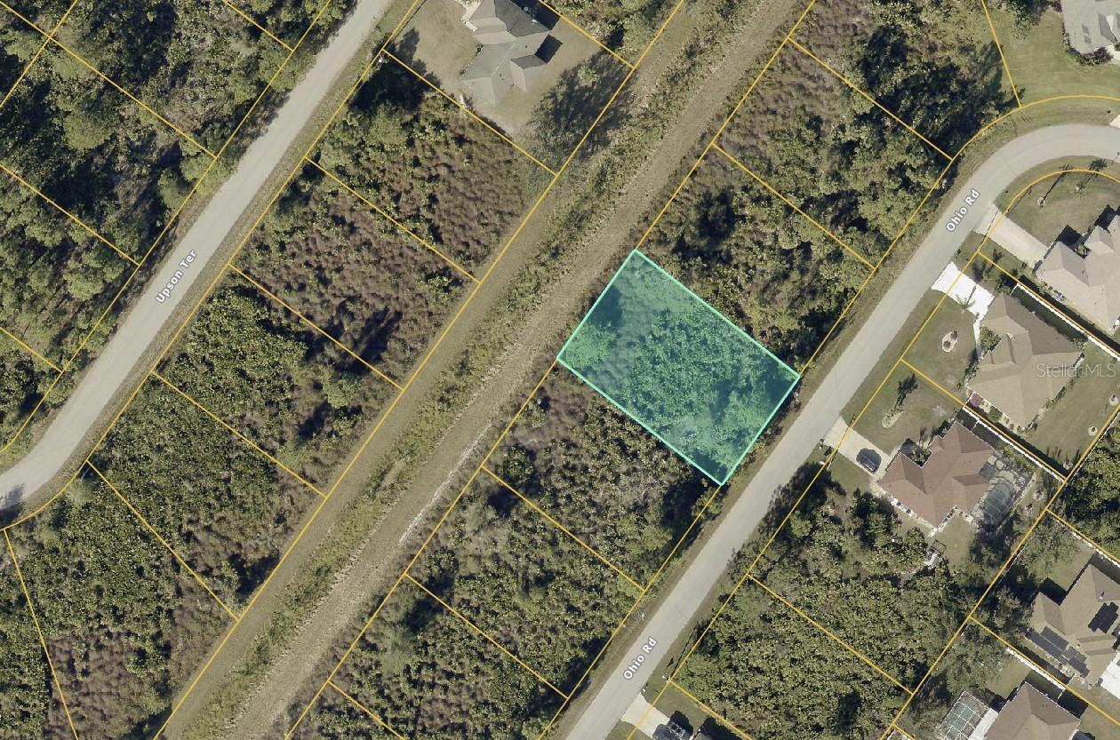 If you know, you KNOW - it's not just Ohio Road, it's THEE Ohio Road! POWER is already on the street for your new build. ELVEVATED lot that sits HIGH and DRY! Under a 20 minute drive from the NEW COSTCO in Wellen Park! 10 minute drive to the FAMOUS Warm Mineral Springs Park!