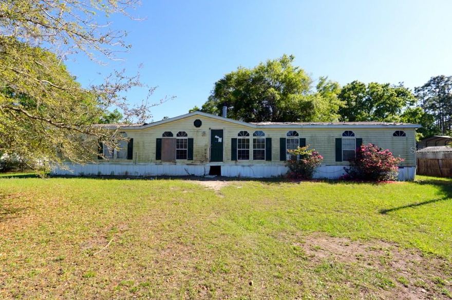 Auction Property. New  listed property opportunity that may be of interest to you. Located in a peaceful rural community, this property offers quiet country living on 0.94 acres and features a fenced-in double-wide manufactured home with a spacious gross living area. It represents an ideal project for a handy homeowner or an investor looking for their next renovation.

The home provides convenient access to local schools, shopping, and major roads, and is situated just a short drive from Melbourne Beach. This is an excellent chance to develop a private, tucked-away retreat.

Please be advised that due to the current condition of the property, there may be health or safety concerns. All individuals entering the premises do so at their own risk, and we suggest the use of a mask for any scheduled viewings.

If you would like more information or wish to schedule a visit  please let me know.