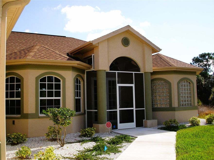 Available 11/01/25 - 3 bedroom, 2 bath POOL home with additional bonus room for den or office. Rent includes Pool and Yard service

UNFURNISHED Annual Rental with Large, screened lanai overlooks Blueridge Canal, great room with custom tray ceilings and other interior amenities include designer moldings & baseboards, wood laminate floors throughout, neutral ceramic tile in both bathrooms, solid surface counters, raised panel cabinetry, stainless steel appliances, pantry & breakfast bar. Master suite features walk-in closet with separate water heater, his & her sinks, solid surface counters and decorative glass blocks around the deep wide soaking tub. All windows & sliders are impact resistant & insulated for hurricane protection. Home comes with Pool-Well and Yard service

NO PETS or SMOKING.