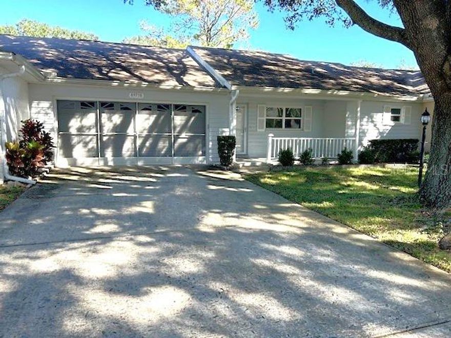 Furnished Villa for Rent in On Top of the World! This 1,360 sq. ft. Sienna II model in the desirable Friendship Village neighborhood features 2 bedrooms, 2 bathrooms, and a 2-car garage. The kitchen includes a double-door refrigerator, microwave, and glass-top range. The primary bedroom offers an ensuite bath, and the split floorplan provides privacy for guests. Enjoy relaxing on the cozy front porch or the paver patio off the Florida room. Lease includes access to numerous community amenities. Dog friendly! Dog friendly! $1700 monthly Plus utilities Minimum 6 month + 1 week (Property ID 5010BFV)