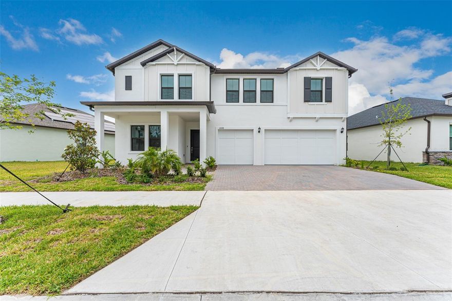Welcome to 21378 Snowy Orchid Terrace, a stunning, move-in ready built home in the coveted Connerton community of Land O’ Lakes. Offering 5 bedrooms, 3.5 baths and 3,755 sq ft, this property delivers the space, style, and modern living today’s buyers are looking for. From the moment you walk in, you’re greeted by soaring ceilings, an open-concept layout, and an abundance of natural light that instantly makes the home feel warm and inviting. The expansive living and dining areas flow seamlessly into the contemporary kitchen perfect for entertaining, hosting family gatherings, or simply enjoying everyday life. The spacious primary suite provides a peaceful retreat with ample room for a sitting area, while the additional bedrooms allow flexibility for guests, a home office, media room, or multi-generational living. Sitting on a beautifully sized lot, the backyard offers space to relax, play, and create your ideal outdoor setup without overwhelming maintenance. An attached car garage adds storage and convenience for busy households. Located in Connerton, one of the area’s most desirable master-planned communities, residents enjoy a true resort-style lifestyle with amenities including a state-of-the-art clubhouse, fitness center, splash park, resort pool, sports courts, playgrounds, and miles of walking/biking trails surrounded by nature preserves. Top-rated schools, nearby dining and shopping, and easy access to Tampa make this neighborhood one of the fastest-growing and most sought-after in the region. If you’re searching for a spacious, modern home in a vibrant community with endless amenities, this property checks every box. Move-in ready, beautifully maintained, and offering exceptional value, this is the home you’ve been waiting for
