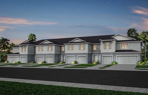 Under Construction. Discover Sunrise Estates, Space Coast's newest community featuring single-family residences and spacious townhomes. Located in West Melbourne off 192 and St. Johns Heritage Parkway approximately 1 mile from I-95 offering easy access to Orlando and Brevard County. Enjoy the privacy of a gated community with a resort-style pool and cabana. Positioned in an ideal location with NO CDD fees and minutes to local shopping and dining. You'll love coming home - Now Selling with 2 Models Open Daily!
Discover the perfect blend of convenience and luxury in this move-in ready Springdale two-story townhome by Pulte. Every detail has been thoughtfully crafted to elevate your lifestyle, with designer touches that make your home feel both stylish and sophisticated. This interior-unit townhome offers 3 spacious bedrooms, 2 full bathrooms, a powder room, and a single-car garage, complemented by a covered lanai. The open-concept first floor is perfect for modern living, with a gourmet kitchen featuring Lagoon quartz countertops, Elkins White cabinetry, a stylish tile backsplash, and stainless-steel Whirlpool appliances, including a refrigerator. The open concept gathering room and café area flow seamlessly into the covered lanai, providing a perfect setting for entertaining or simply relaxing. Upstairs, retreat to your private Owner’s Suite, which boasts a generous walk-in closet, and a luxurious en suite bathroom complete with a double-sink quartz vanity, a walk-in shower with a glass enclosure, and ample storage space. Two additional bedrooms, a secondary bathroom, and a conveniently located laundry room offer both privacy and functionality. With elegant, professionally curated design selections including Brescia Blanco porcelain tile flooring, soft and stain-resistant Ornamental Gate carpet, and designer window blinds, this home is as beautiful as it is practical. Don’t miss the opportunity to make this sophisticated townhome yours—schedule a tour today and experience the luxury and ease of modern living!