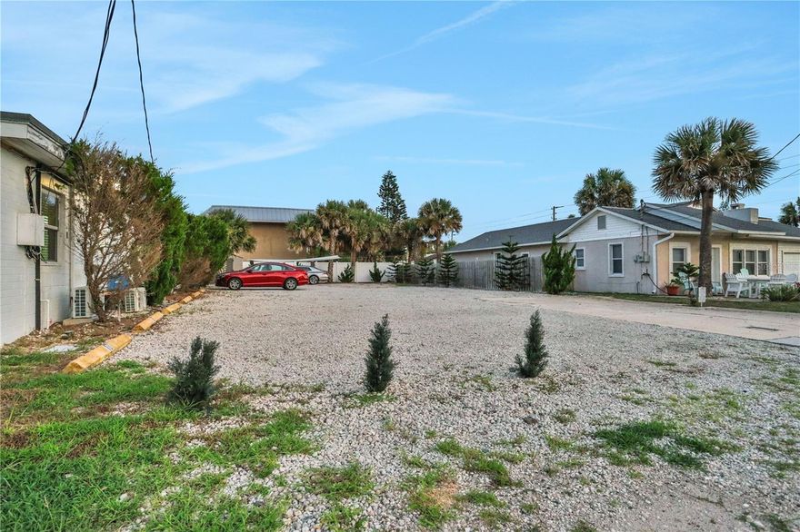 This parking lot is being sold along with the A1A Ocean Club located at 1204 S Oceanshore Boulevard, Flagler Beach, FL 32136 and MLS# V4931516.
