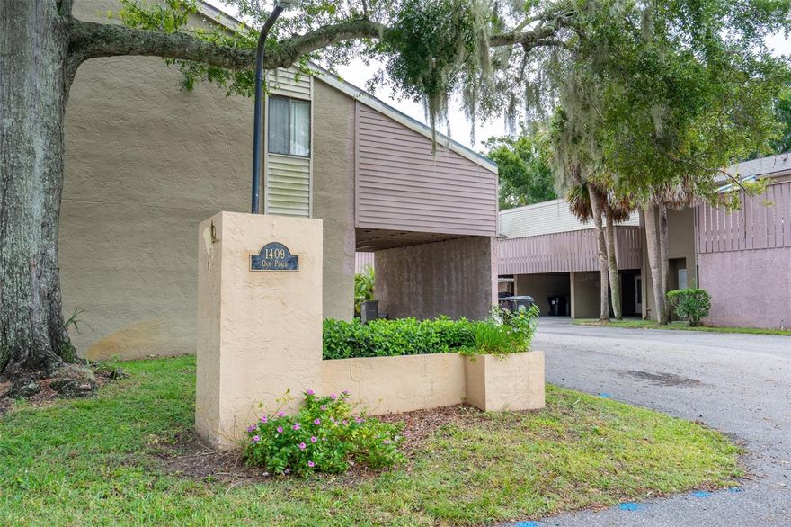 Welcome to 1409 Oak Place, unit F — one of the largest townhome-style units available in the Errol Oaks Condos! This spacious 3-bedroom, 2.5-bath home offers two private balconies, a screened lanai, and a fenced courtyard: perfect for morning coffee or quiet evenings. Inside, you’ll find an open and comfortable layout with generous living areas, in-unit laundry, and plenty of natural light throughout. While the home retains its original finishes, it’s been meticulously cared for and offers incredible potential for easy cosmetic updates to make it your own! Nestled in a quiet community surrounded by mature trees, you’re just minutes from Apopka’s local parks, trails, and the crystal-clear waters of Wekiwa Springs. Plus, with quick access to SR-436 and SR-441, you’re conveniently connected to shopping, dining, and all that the Orlando area has to offer. Call today to schedule your private showing!