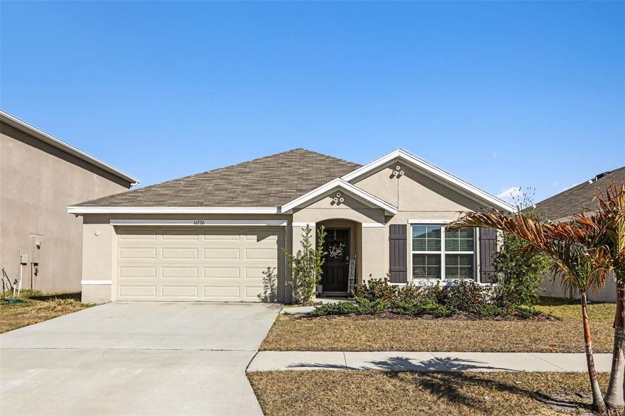 4.75% Assumable FHA with Roam!
Assumable FHA ~4.75% with Roam — potential lower payment vs today’s rates!

2022 build | 3/2 | 2-car garage | 1,676 SF | Screened lanai.

Welcome to 16726 Carlton Pond St—bright, open-concept living with granite countertops, stainless-steel appliances, and an added fully screened lanai for true Florida indoor-outdoor comfort.

Enjoy an amenity-rich community with a resort-style pool, playground, and basketball court. Convenient access to Tampa-area commuting plus nearby outdoor fun at Apollo Beach and Little Manatee River State Park.

Financing advantage: Eligible buyers may assume the existing FHA loan around 4.75% through Roam (buyer must qualify; lender approval required).

Schedule your showing today!