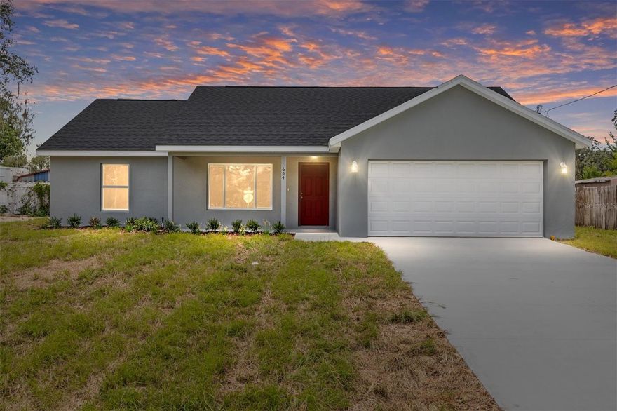 New construction | 3 bed | 2 bath | lake access | Gated community. Welcome to your brand-new home in the highly sought-after Trails East gated community! This stunning 3-bedroom, 2 -bath new construction offers direct water access on Lake Waldena, perfect for enjoying peaceful views, fishing, and kayaking right in your neighborhood. Open-concept floor plan with modern finishes throughout. Spacious living and dining areas flow seamlessly for entertaining and everyday living. Located in a private, amenity-rich neighborhood featuring, Private Lake access, Lakeside park with gazebo, playground, tennis court, racquetball, fishing and kayaking allowed. Whether you're looking for a serene full-time residence or a weekend retreat, this property combines comfort, recreation, and nature all in one. Don't miss your chance to own lake access property in Trails East. Schedule your showing today!