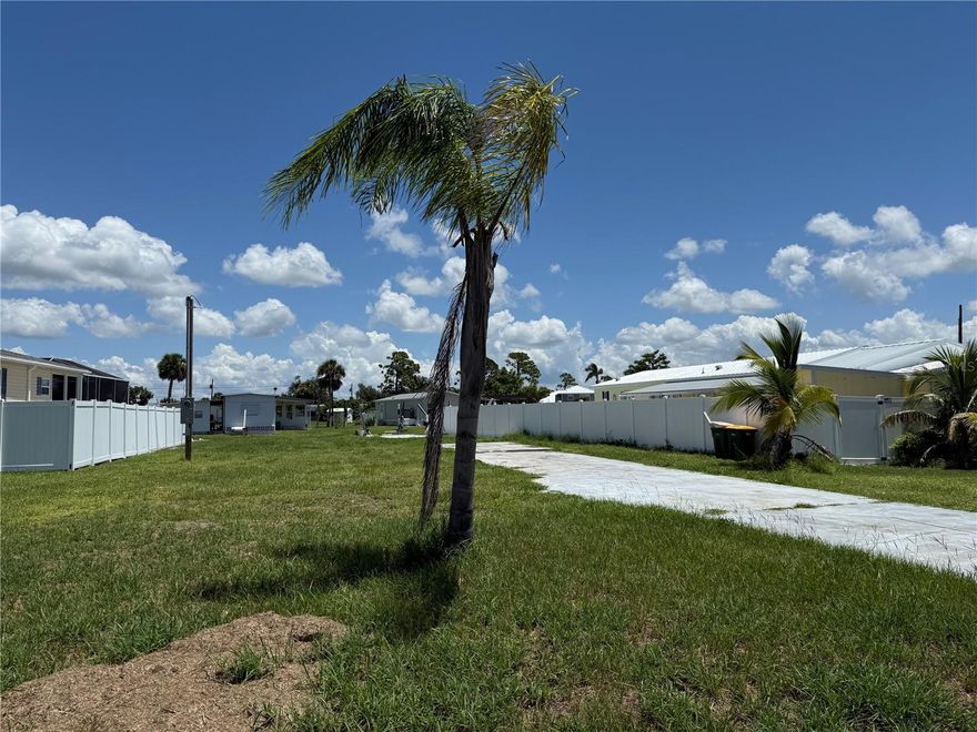 NEW PRICE on this SALTWATER CANAL-FRONT LOT with SEAWALL, SIDEWALK & DAVITS already in place—ONE BRIDGE to LEMON BAY and the GULF!

This lot in Mobile Gardens is ready for your next chapter. A home once stood here, so WATER and ELECTRIC HOOKUPS are already in place—just a quick call to activate and you’ve SAVED THOUSANDS in connection costs.

Build your MANUFACTURED or SINGLE-FAMILY HOME and keep your BOAT in your OWN BACKYARD. Located in a QUIET area, just a short walk to the PRIVATE BOAT RAMP, with OPTIONAL DOCKS available for a minimal fee.

The OPTIONAL HOA offers a CLUBHOUSE with ACTIVITIES and social events, but there’s NO MANDATORY HOA—so you can DO IT YOUR WAY.

You’re only 5 MILES to ENGLEWOOD BEACH, 2 MILES to WALMART, and a short golf cart ride to DUNKIN’ DONUTS, plus close to RESTAURANTS, SHOPPING, and GOLF.

Waterfront lots with all these PERKS don’t last long!