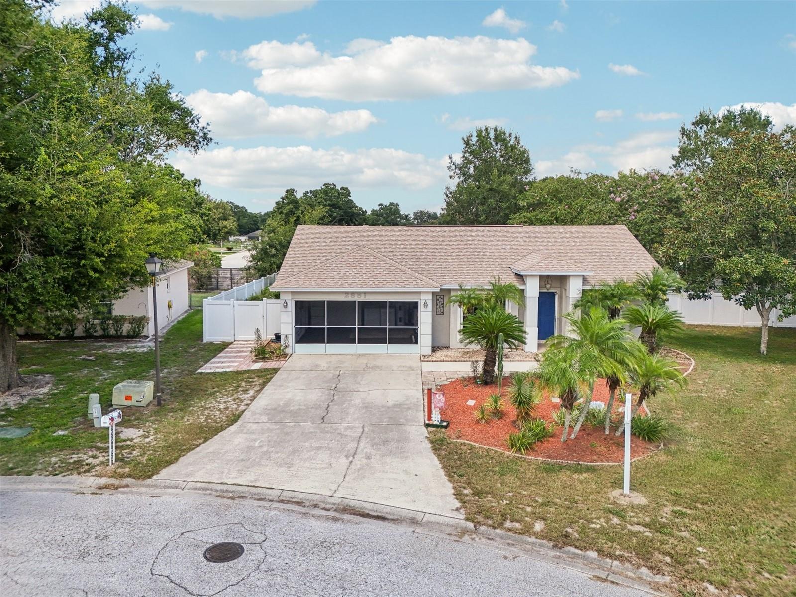 Welcome to Ridge View Estates, a community that blends natural beauty, everyday convenience, and neighborhood charm. This well-maintained home, built in 1998, offers 3 bedrooms, 2 bathrooms, and 1,272 square feet of thoughtfully designed living space. With a split floor plan and open concept layout, it provides both privacy and flow—ideal for modern living.
Step inside to find easy-to-maintain tile and laminate flooring throughout—no carpet anywhere. The spacious kitchen opens to the dining and living areas, making it perfect for entertaining or simply enjoying day-to-day life. An enclosed lanai extends your living space, providing the perfect spot to relax with morning coffee or unwind in the evening.
Practical updates bring peace of mind, including a roof installed in 2011, a HVAC system replaced in 2017 and additional Batt insulation blown into the attic for superior energy efficiency. Outside, the large fenced backyard offers plenty of room for pets, play, or gardening. The property is beautifully landscaped with mature trees that add curb appeal and shade.
Living here means more than just a house—it’s a lifestyle. Ridge View Estates spans 168 acres and offers residents access to a playground, nature center, event center, and botanical gardens, creating a true sense of community. The HOA is less than $20 a month, making it one of the most affordable and value-packed neighborhoods in the area.
Convenience is also at your doorstep. Publix and a variety of shopping and dining options are just minutes away, while nearby I-4 makes commuting simple. Lakeland itself is rich in amenities, with cultural arts centers, athletic facilities, and countless parks and natural areas to explore.
Whether you’re buying your first home, looking to downsize, or searching for a home that balances comfort and convenience, this Ridge View Estates property checks every box. Don’t miss your chance to make it yours—schedule your showing today.