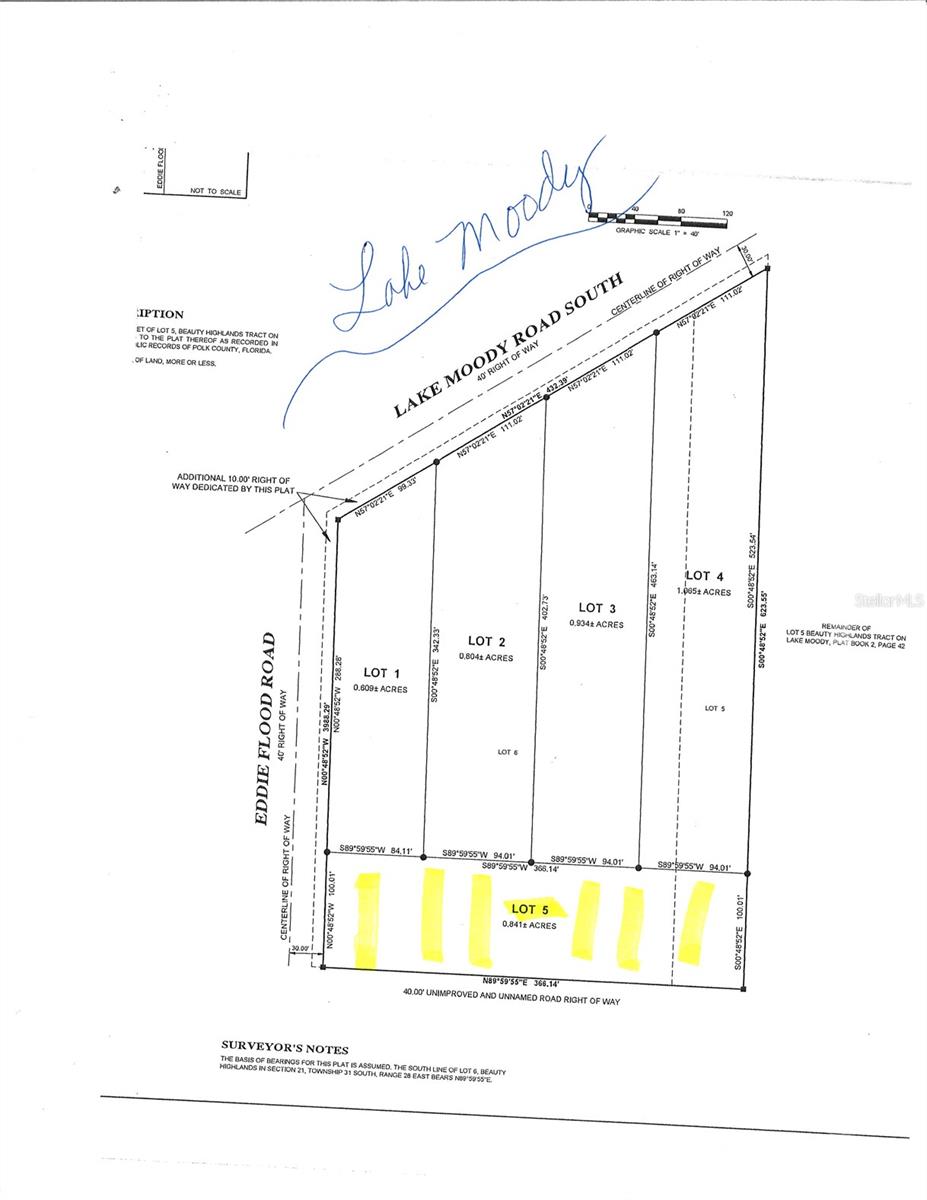 LAKE MOODY ESTATES - Land
