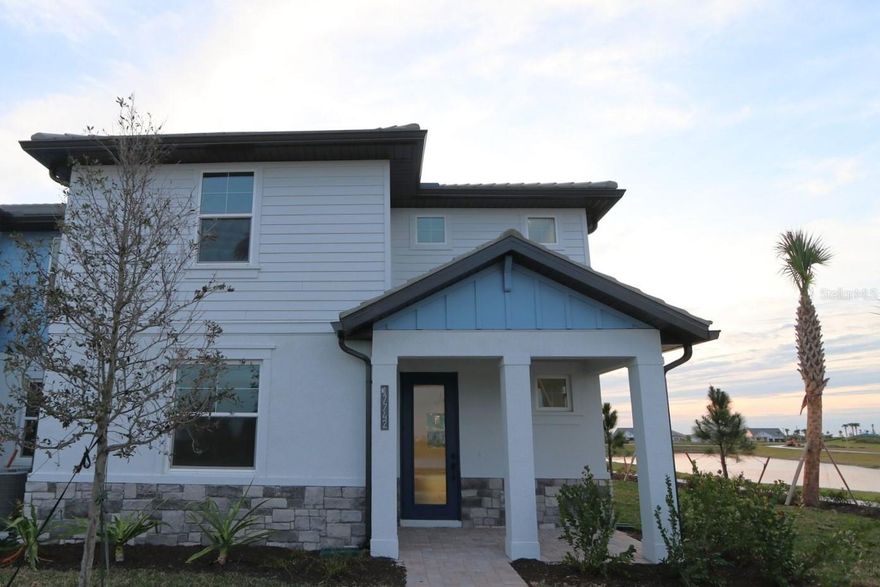 Under Construction. Welcome home to the Palm model, the latest Townhome built by M/I Homes. This stunning home features 3 bedrooms plus a sitting room, loft, 2 1/2 bathrooms, an open concept great-room and kitchen t and a 2-car garage. PLUS, you'll enjoy a downstairs owner's suite as one of the highlights of this home. As you walk into the main living area, a spacious kitchen greets you with a large center island and additional counter space with quartz counter tops. The dining area provides a casual dining space, and a spacious great room perfect for entertaining. Palmera at Wellen Park offers a wide array of resort-style amenities anchored by a stunning, coastal-inspired clubhouse including Golf Simulator, Fitness Center, Pickleball, Resort-Style Pool & Lap Lanes, Splash Pad, Playground, Fireside Lounge, Clubhouse, Gathering Lawn, and On-Site Dining. Visit us today! *Photos show pictures of a previous model, not all features are the same.