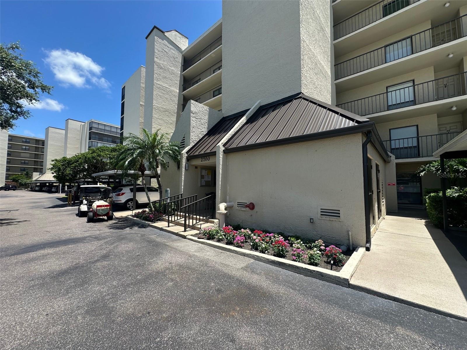 Beautiful 2BR/2BA condo located in the sought after Cove Cay Golf Community. This unit is offered unfurnished. The kitchen has room to place a dinette for informal meals. Its bright wood cabinets and updated countertops make it a joy to entertain from this area. One end of the kitchen has a counter adjacent to the living room/dining room where a couple of barstools can be placed. The kitchen comes with range, microwave hood, dishwasher and refrigerator. Ceiling fans are found in the Living Room and in each of the bedrooms. The Living Room/Dining Room combination has glass doors on one end leading to an enclosed balcony overlooking the golf course. The balcony also houses a utility room with a full-size washer and dryer and room for storage. The rent includes water, sewer, trash, basic cable TV and Internet. All exterior maintenance is also covered by the HOA. Relax from your balcony and watch the golfers play, go to the library in the clubhouse, or hang out by the pool and jacuzzi. Cove Cay Village IV is the best of the best. Make your appointment today!