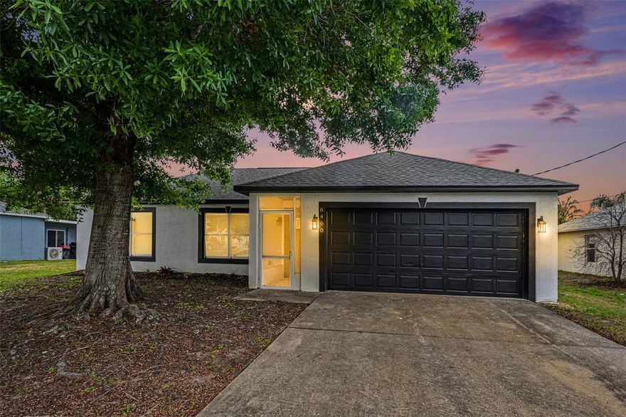 Designer upgraded top to bottom!  This beautifully adorned family home features wide open and airy split floorplan, huge vaulted ceilings, 3 large bedrooms including a huge master and oversized office/den!  ALL NEW kitchen with shaker cabinets, quartz countertops, recessed lighting, and table height bar top with waterfall edge!  ALL NEW luxury vinyl plank flooring throughout, BRAND NEW ROOF, BRAND NEW AC, BRAND NEW WATER HEATER, just painted inside and out!  Large lot with covered patio.  This is truly a turn-key move in ready gorgeous home to call your own!  Make your appointment now.  You will not be disappointed!