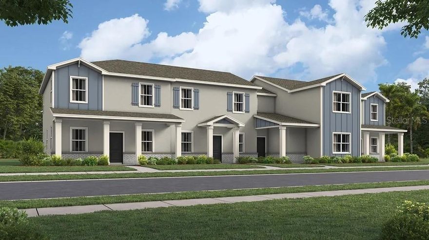 Under Construction. Refresh your lifestyle with the Wilshire! This magnificent townhome covers two stories and includes three bedrooms, two and one-half bathrooms and a two-car rear load garage. Front door opens onto the spacious open concept combination living room and dining room. There is also a laundry room with washer and dryer and a fully equipped kitchen that leads to an enticing patio. The lovely upstairs master suite has a private bathroom and a roomy walk-in closet. Every home comes with Lennar’s Everything’s Included® promise, which includes all appliances as well as quartz countertops, blinds, and more in the price of your home. There are also home automation features such as keyless door locks and video doorbells in the Connected Home by Lennar®. Springhead Lakes is located in Bridgewalk, and is one of the most anticipated new communities. At Bridgewalk, families can take advantage of the glorious resort-style swimming pool, extravagant clubhouse with a state of the art fitness center, playground, basketball & volleyball courts along with close proximity to Lake Ajay! What are you waiting for? Call and make an appt today.