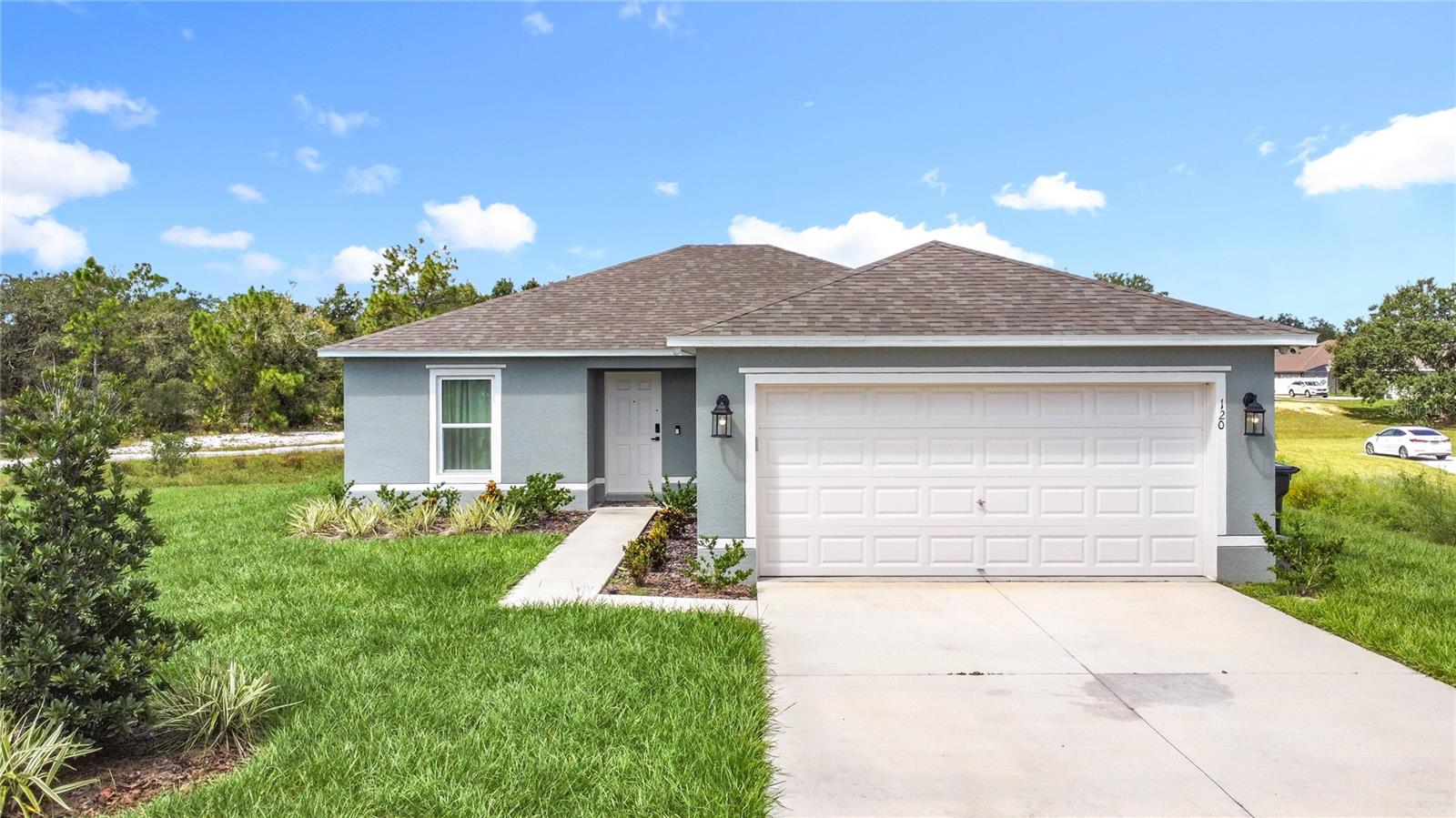 Turnkey and ready to move in! This 2023 single-family home sits on a quiet cul-de-sac in Poinciana, offering 3 bedrooms, 2 bathrooms, and 1,248 sq ft of living space on a 0.22-acre lot (9,736 sq ft / 905 sq m) with no rear neighbors. The open floor plan features a modern kitchen with stainless steel appliances, spacious living and dining areas, and a split layout for privacy. The primary suite includes a walk-in closet and private bath. Additional highlights include a 2-car garage with storage cabinets and leased solar panels for energy efficiency. The Poinciana HOA is just $90/month and covers Spectrum high-speed internet. Only about 30 minutes from Disney theme parks, with easy access to US-17/92, Poinciana Parkway, and I-4 for a convenient commute to Orlando, Kissimmee, and major attractions.