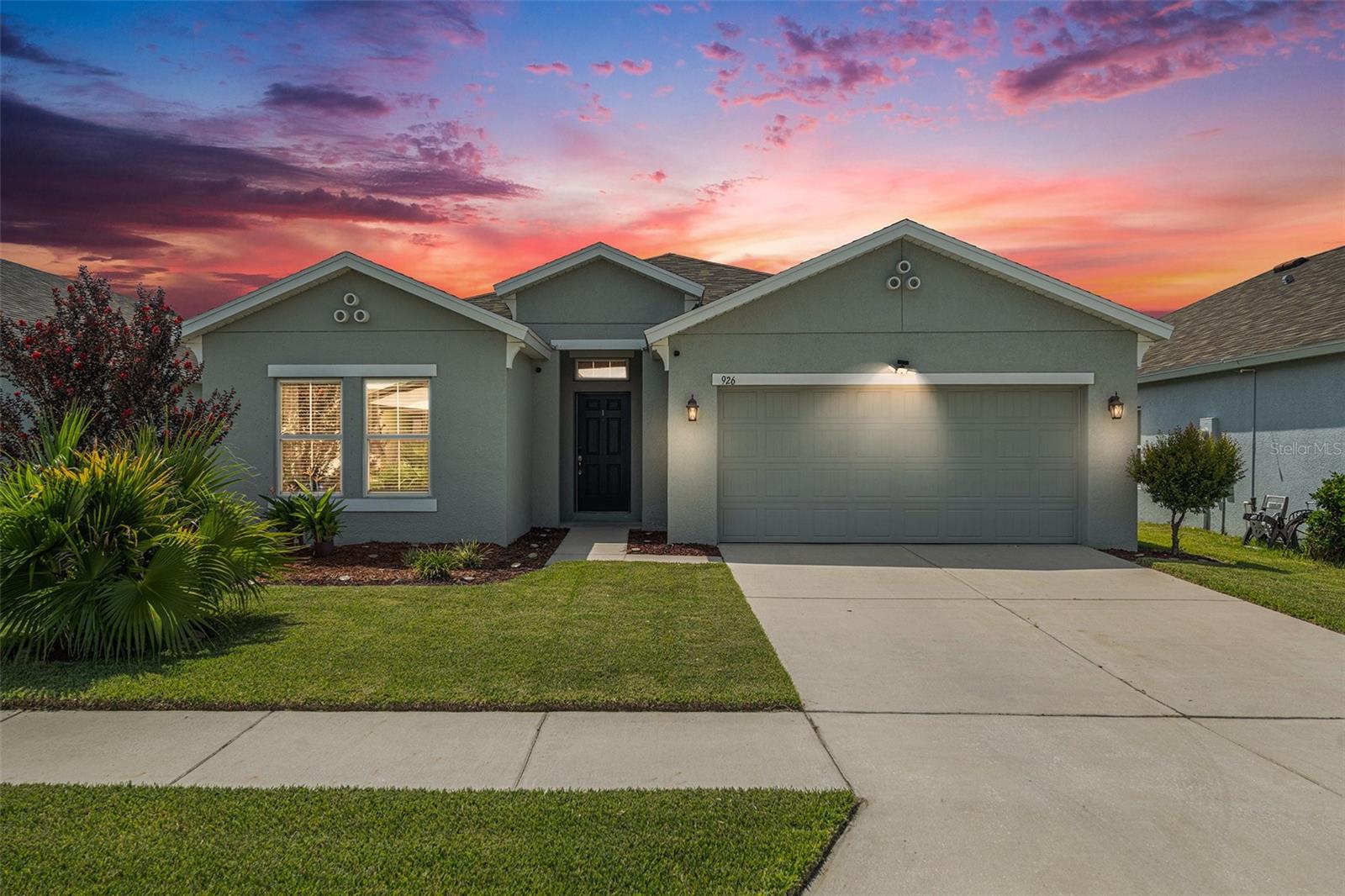 Welcome to this beautifully maintained 3-bedroom, 2-bathroom home in the highly desirable Villages at Avalon community, conveniently located in Spring Hill, Florida. Built in 2019, this modern residence combines comfort, style, and functionality — perfect for families, retirees, or anyone seeking a peaceful Florida lifestyle.
Step inside to find a spacious, open-concept layout with wood-look tile flooring throughout the main living areas and plush, well-maintained carpet in all bedrooms. The heart of the home is the stylish kitchen, featuring stainless steel appliances, quartz countertops, tall wood cabinetry, and a bar-height counter with seating — ideal for casual meals and entertaining.
The primary suite is a true retreat, complete with two walk-in closets and a luxurious ensuite bathroom offering a soaking tub, separate shower stall, dual sinks, and a private water closet. Each bedroom is generously sized and includes ceiling fans for added comfort.
Enjoy Florida living outdoors on the covered rear patio, which opens to a large, fenced-in backyard — perfect for pets, play, or future personalization.
Residents of The Villages at Avalon enjoy access to community amenities, including a clubhouse, resort-style pool, and fitness center. Plus, the location offers quick access to the Suncoast Parkway (589), making commutes to Tampa a breeze. Nearby, you'll find shopping, dining, parks, and you're just a short drive from the Gulf Coast's stunning beaches.
Don’t miss the opportunity to own this move-in-ready gem in a prime location. Schedule your private showing today!