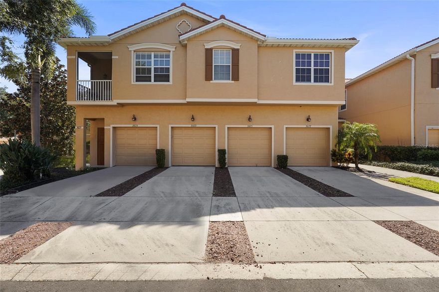 Meticulous Condo with 3 Bedrooms, 2 Bathrooms 1417 SF in PRIME Sarasota Location, NEW Roof and HVAC 2024, Pet-friendly, GATED community, POOL, basic cable, and water! This 2nd floor unit not only allows for privacy and security but also gives you a fabulous view overlooking the pond and mature trees! This unit has never been rented and only used seasonally over the last 20 years while being gently lived in,  loved and cared for! With an open and fluid floor plan, you can enjoy a lovely and well equipped kitchen that flows into the dining and living areas! Enjoy your primary bedroom with ensuite and two additional bedrooms with guest bath, a full laundry room and attached one car garage perfect for your vehicle, storage and bikes! Other community amenities include secure gated entry and a beautiful Resort-style community pool where you can sunbathe, relax or cool off on a hot day! This beautifully maintained neighborhood is perfectly situated in the bustling University Parkway Corridor with premiere shopping and dining, UTC Mall, easy access to I75, SRQ Airport, the amazing nature and walking trails of Benderson Park, and of course the stunning white sand beaches of Siesta and Lido Key. A short drive will put you right into the heart of Lakewood Ranch and Waterside! Parkridge is a gorgeous community where you can enjoy the benefits of maintenance-free living, with the community handling not just grounds and pool maintenance, but also pest control, basic cable, and WATER—ALL INCLUDED in your HOA dues!  Whether you are a snowbird, fulltime, young professional, 1st time home buyer or investor, this condo checks every box!