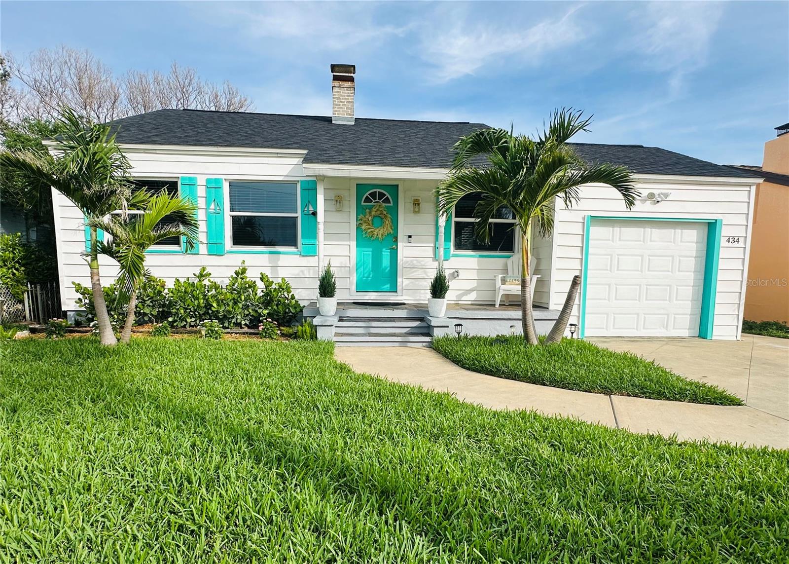 PRICE REDUCTION! A newly and completely renovated coastal bungalow home in the heart of St. Pete Beach. Only minutes and a bike ride away from the beautiful beaches, downtown shops and restaurants. This 3 bedroom / 2 bathroom home with a 1 car garage has been taken down to the studs, with a redesigned updated floor plan for today's lifestyle. The home has new electrical with a new electrical panel, new insulation, walls, baseboards, new luxury vinyl flooring throughout, new upgraded kitchen cabinets with quartz counter tops with upgraded hardware and finishes, new kitchen appliances, new plumbing throughout, new bathrooms with upgraded vanities and tile showers, new hot water heater, new roof in 2023, new hurricane windows with a hurricane sliding glass door that leads out to a newly installed brick paver patio. Outside and in the back of the home there is a new brick paver patio installed with new landscaping and a privacy fence. The backyard has room for a nice pool to be installed, along with gardening and growing veggies. Living in St. Pete Beach in comparison to other local beach towns, is the convenience to the area. If you are traveling in or out from Tampa International or Clearwater airports, the location is the quickest and fastest of all Pinellas county beaches and the reasoning why the second home owners and locals love living in this area. The St. Petersburg area has become one of the highly sought after places to live in the entire US. We have a vibrant downtown, with great restaurants, shops, and entertainment, along with the beautiful beaches, gorgeous sunsets, and all the water sport boating activities outside your front door. Whether you're looking for a primary residence or investment opportunity, this home places you in the center of one of Florida’s most desirable beach towns. Call me for your own private showing.