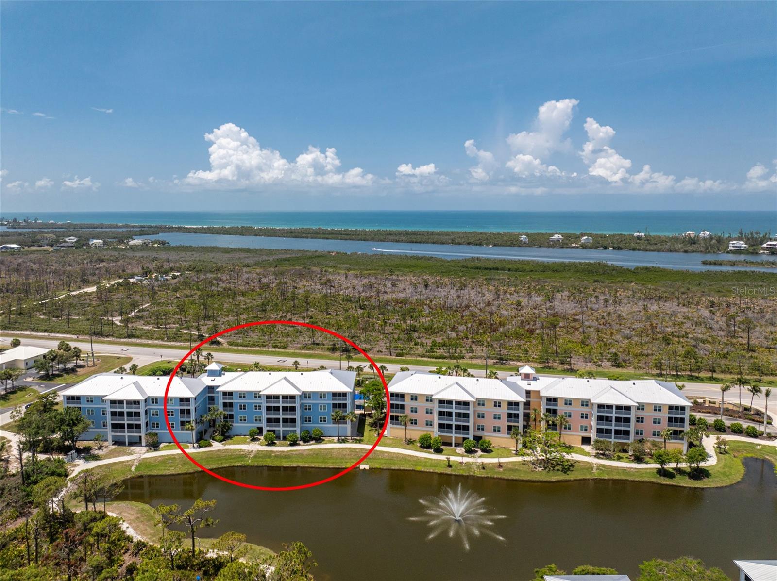 Don’t miss out on an extraordinary opportunity to own this newly remodeled top floor condo located in Cape Haze Resort. This luxurious waterfront property features 2 bedrooms, 2 bathrooms, screened lanai, 1 car private garage, an exterior storage closet, and much more! From the minute you step off the elevator you will be greeted by beautiful Gulf views. Walk through the front door and you will see the attention to detail and craftsmanship that went into this modern property. The open and airy kitchen features quartz countertops, custom wood soft close cabinets, custom molding, glass tile backsplash, stainless steel sink, recessed lighting, luxury vinyl plank flooring, tons of storage space, and the list goes on! The formal dining room has luxury vinyl plank flooring, 6” baseboards, modern lighting, and plenty of room for a large table. The spacious living room features an updated ceiling fan, luxury vinyl plank flooring, water views, and a large hurricane impact sliding glass door leading out to the 15ft by 7ft tiled lanai area. The master suite has a gorgeous setting with water views right from your bed, and includes a modern ceiling fan, a walk-in closet, luxury vinyl plank flooring, a private bathroom, tons of natural lighting, and much more! The master bathroom features a beautifully tiled walk-in shower with custom glass enclosure, luxury vinyl plank flooring, a double glass bowl sink vanity with quartz top, modern mirrors, new water fixtures, and updated lighting. The guest bedroom has luxury vinyl plank flooring, modern ceiling fan, and a closet for extra storage space. The second bathroom includes an elegant vanity with quartz, luxury vinyl plank flooring, updated lighting, modern mirror, and a subway tiled tub/shower combination with glass enclosure. The inside laundry closet is conveniently located next to the kitchen and features a washer and dryer combination, plus extra closet space! This property also features a private garage and an extra storage closet under the building! Cape Haze Resort is a one-of-a-kind complex that offers a resort-style pool and hot tub, fitness/weight room, clubhouse/meeting hall, tennis court, volleyball court, basketball court, a putting green, walking trail, designated gas grill areas, and much more! You can walk to local restaurants and the beaches, boating, fishing, golfing, and shopping are just a short car ride from this wonderful place. Enjoy your very own slice of paradise in Placida with everything you need from restaurants to Boca Grande beaches just right around the corner! You must see this exquisite condo to appreciate the captivating views and impeccable upgrades that make this property an absolute stunner!